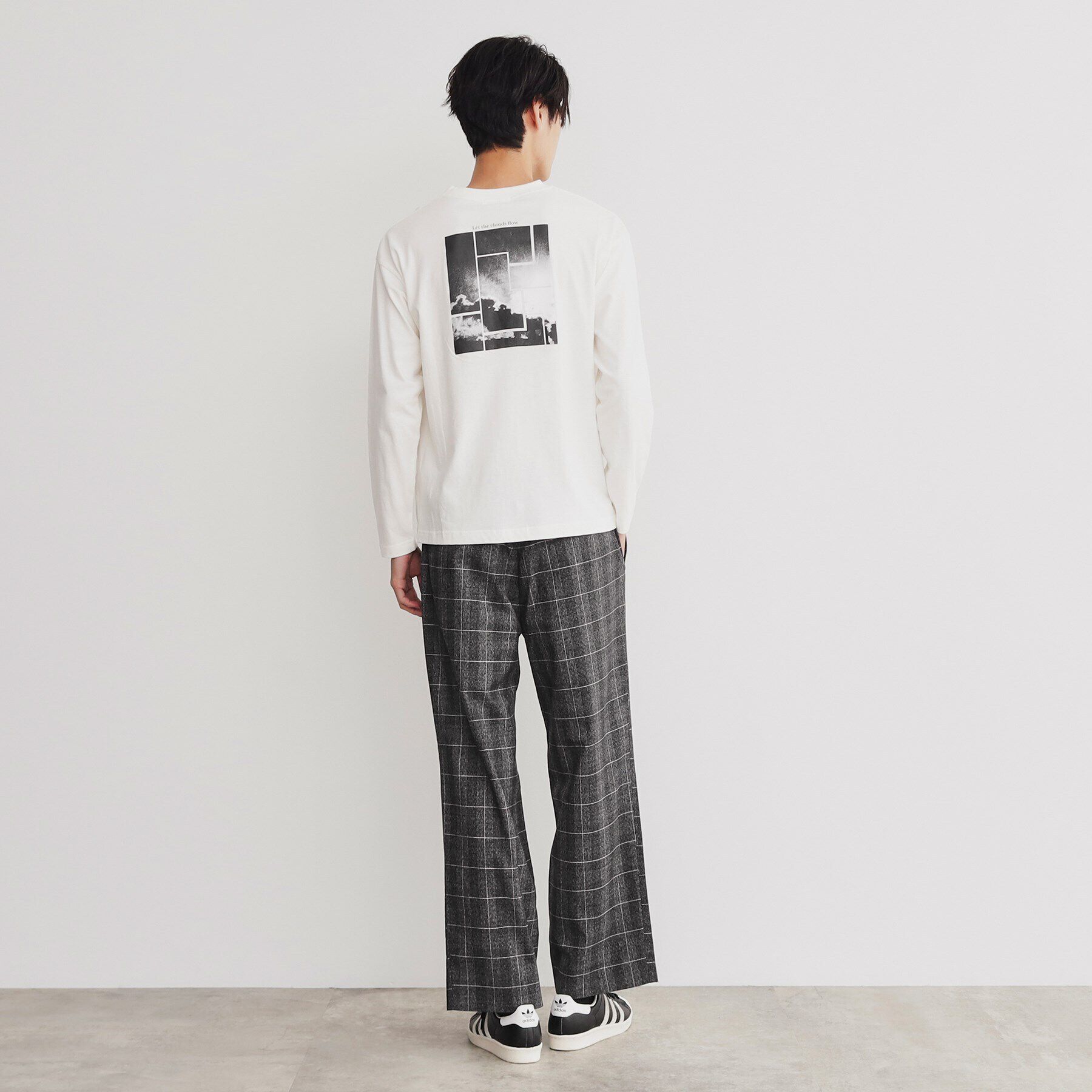 THE SHOP TK「チェックワイドイージーパンツ」|その他|