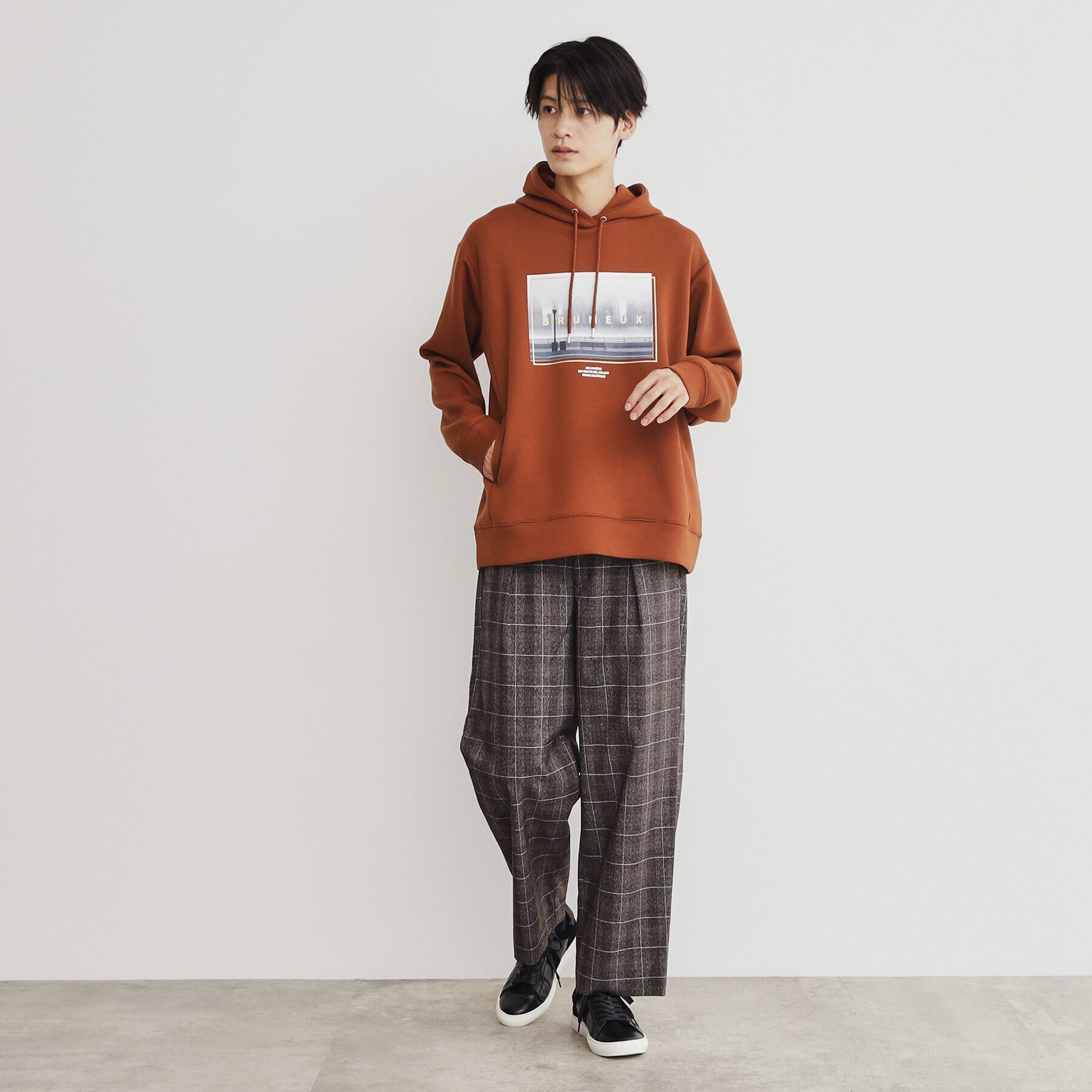 THE SHOP TK「チェックワイドイージーパンツ」|その他|