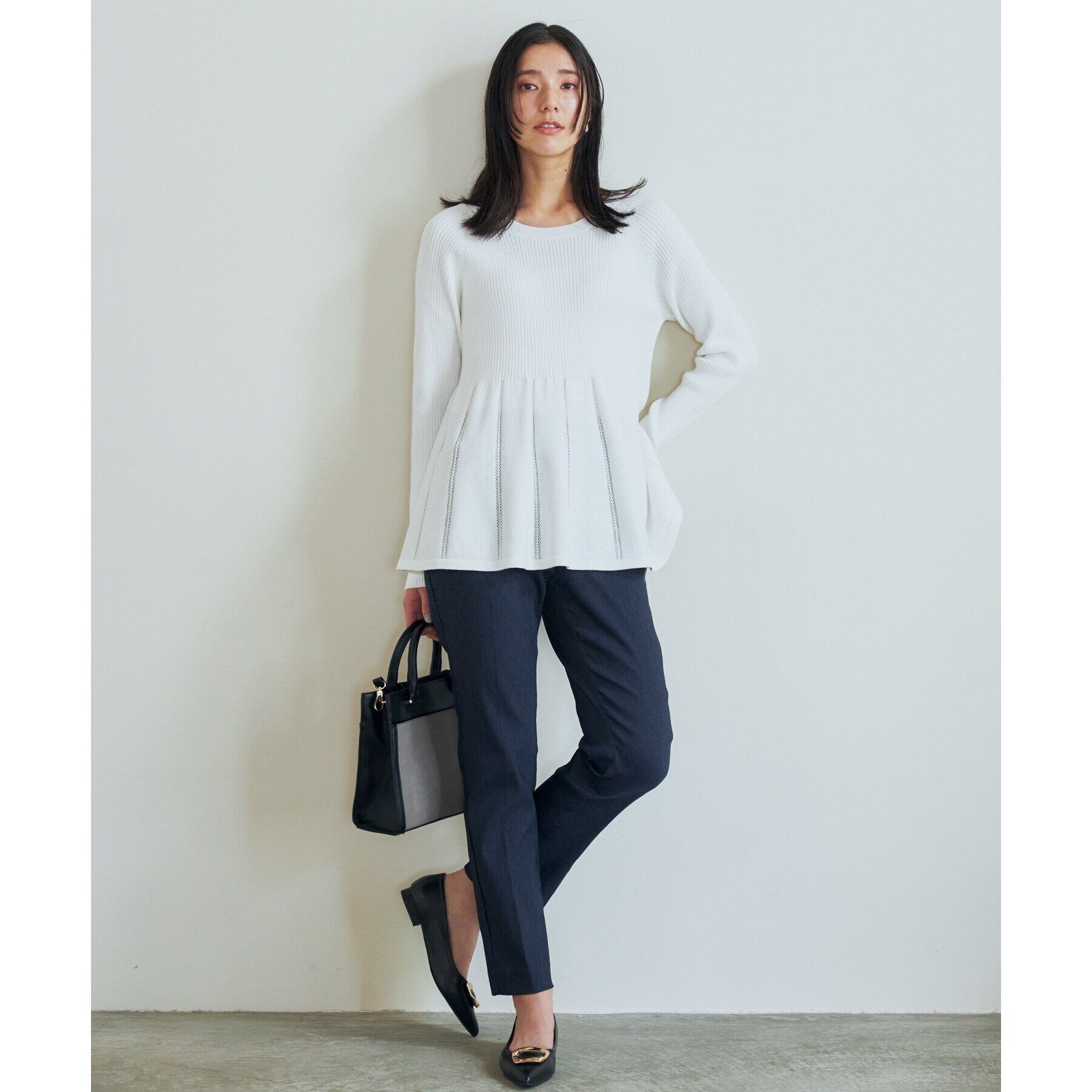 THE SHOP TK「【ラクでキレイ】ハイパーストレッチ裏起毛スティックパンツ/洗える」|その他|