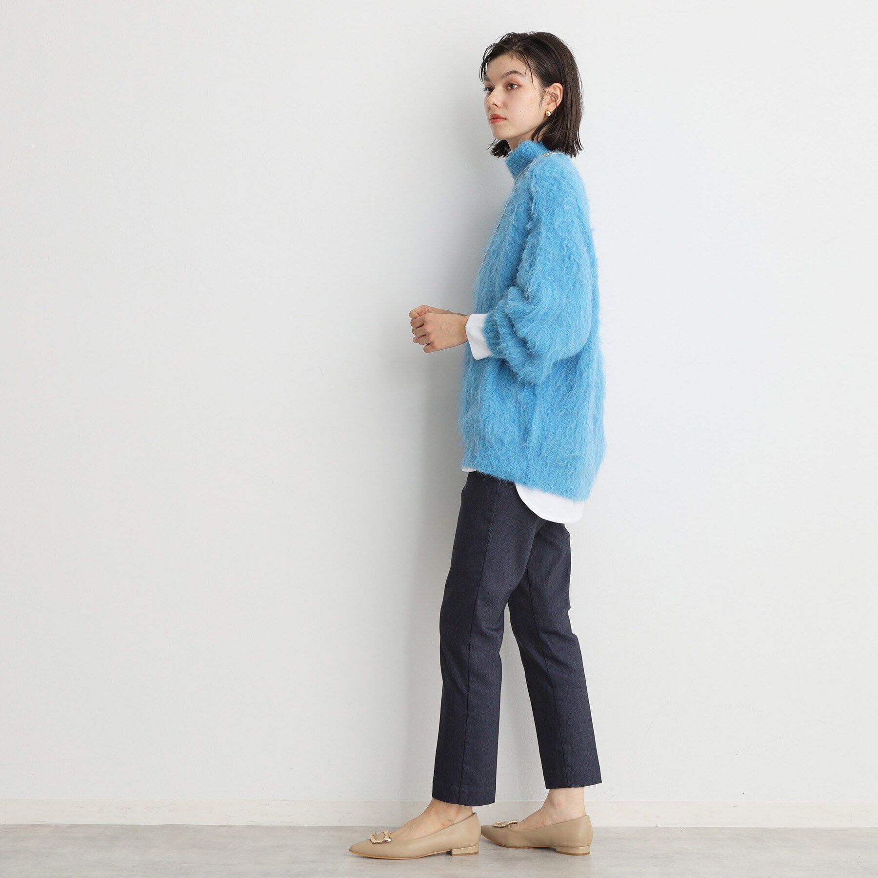 THE SHOP TK「【ラクでキレイ】ハイパーストレッチ裏起毛スティックパンツ/洗える」|その他|