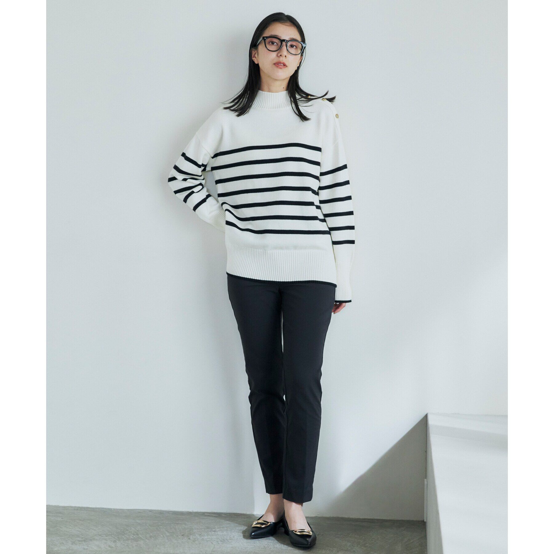 THE SHOP TK「【ラクでキレイ】ハイパーストレッチ裏起毛スティックパンツ/洗える」|その他|