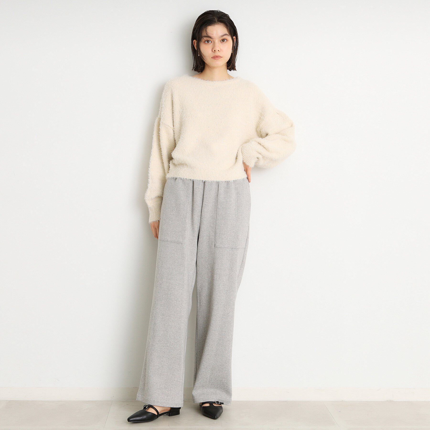 THE SHOP TK「圧縮ジャージ柄アソートワイドイージーパンツ」|その他|