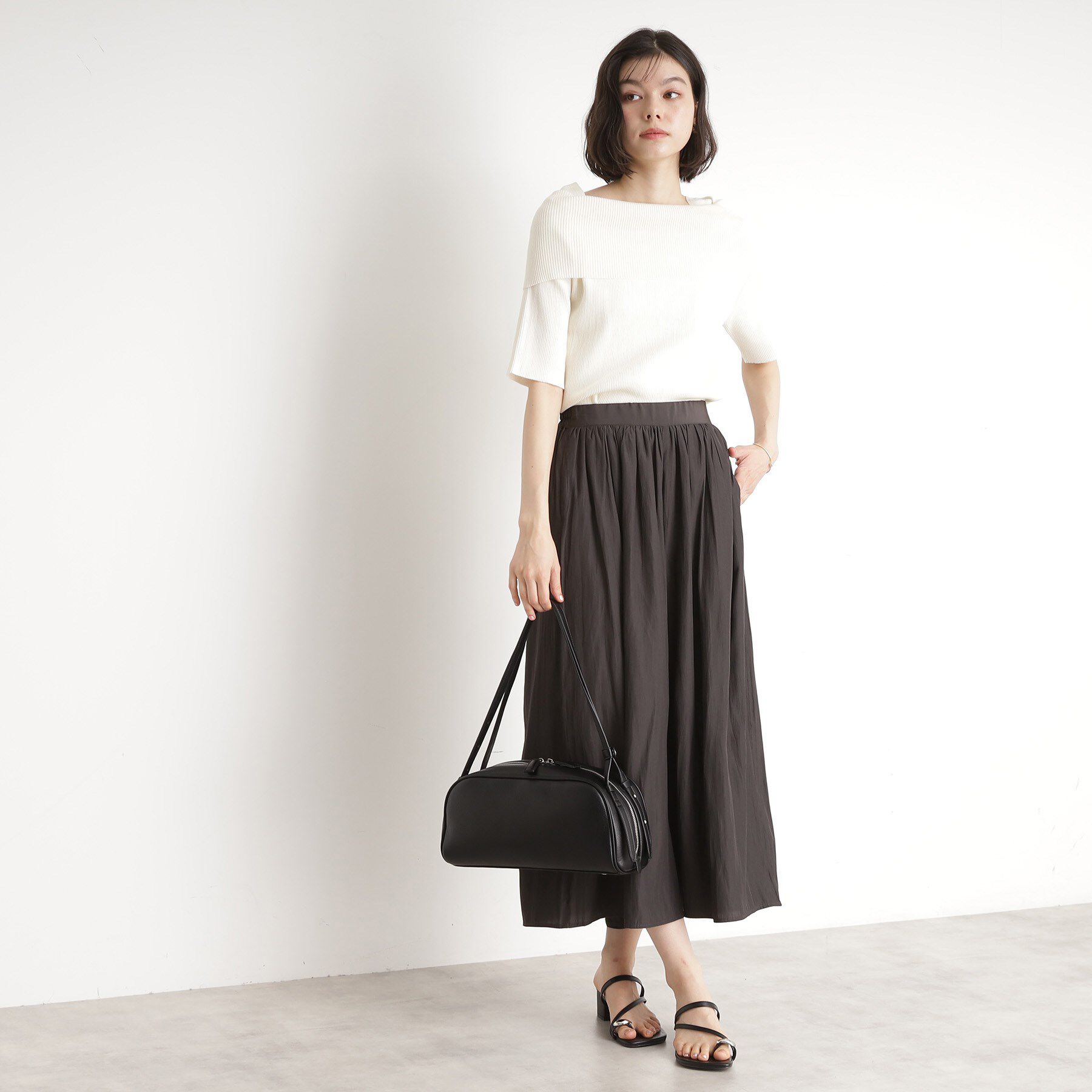 THE SHOP TK「スクエアワイドトートバッグ」|トートバッグ|