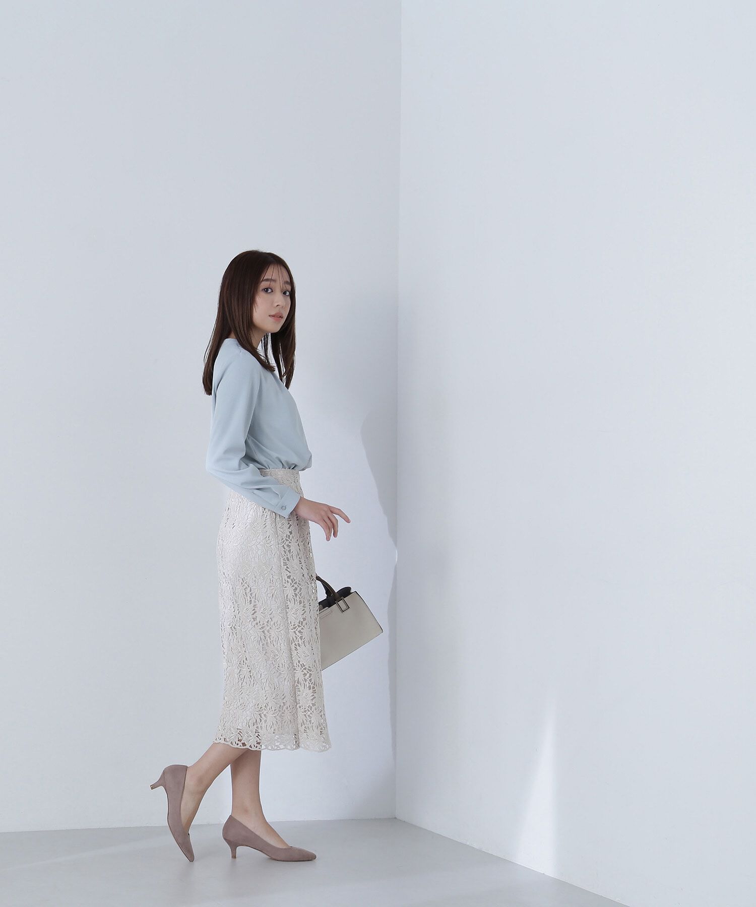  「ケミカルレースタイトスカート」|スカート|
