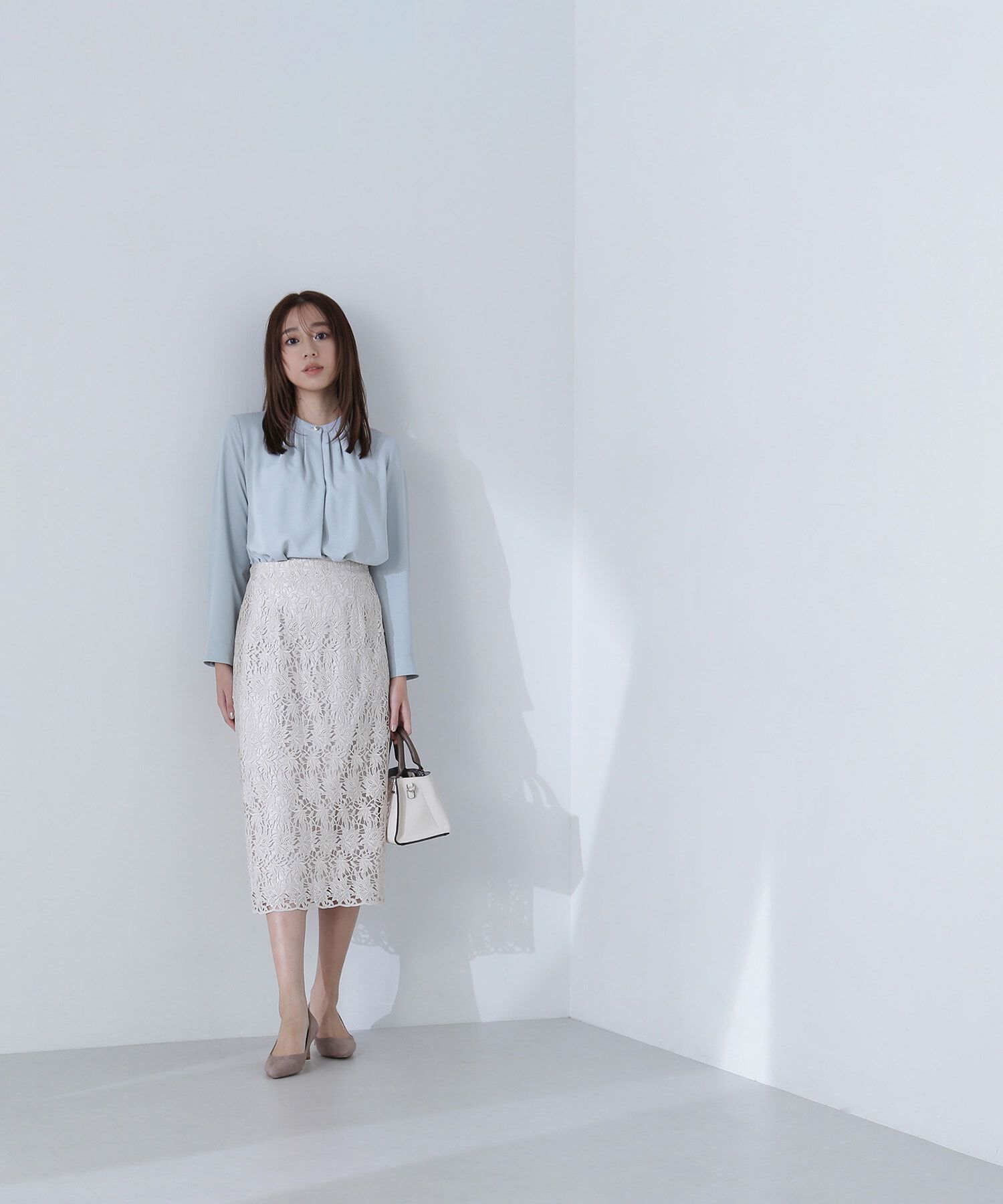  「ケミカルレースタイトスカート」|スカート|