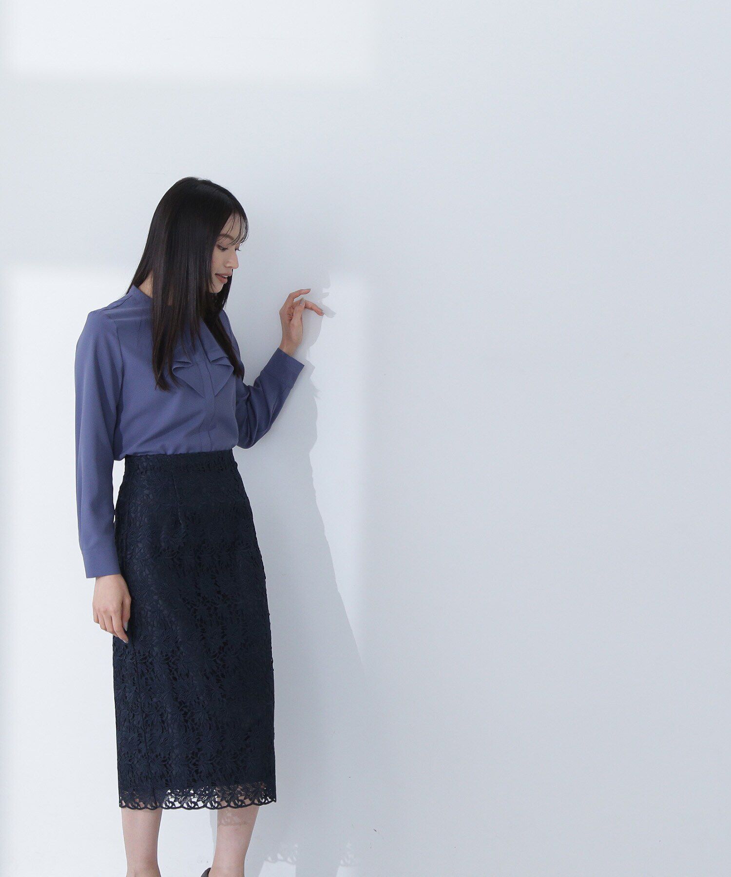  「ケミカルレースタイトスカート」|スカート|