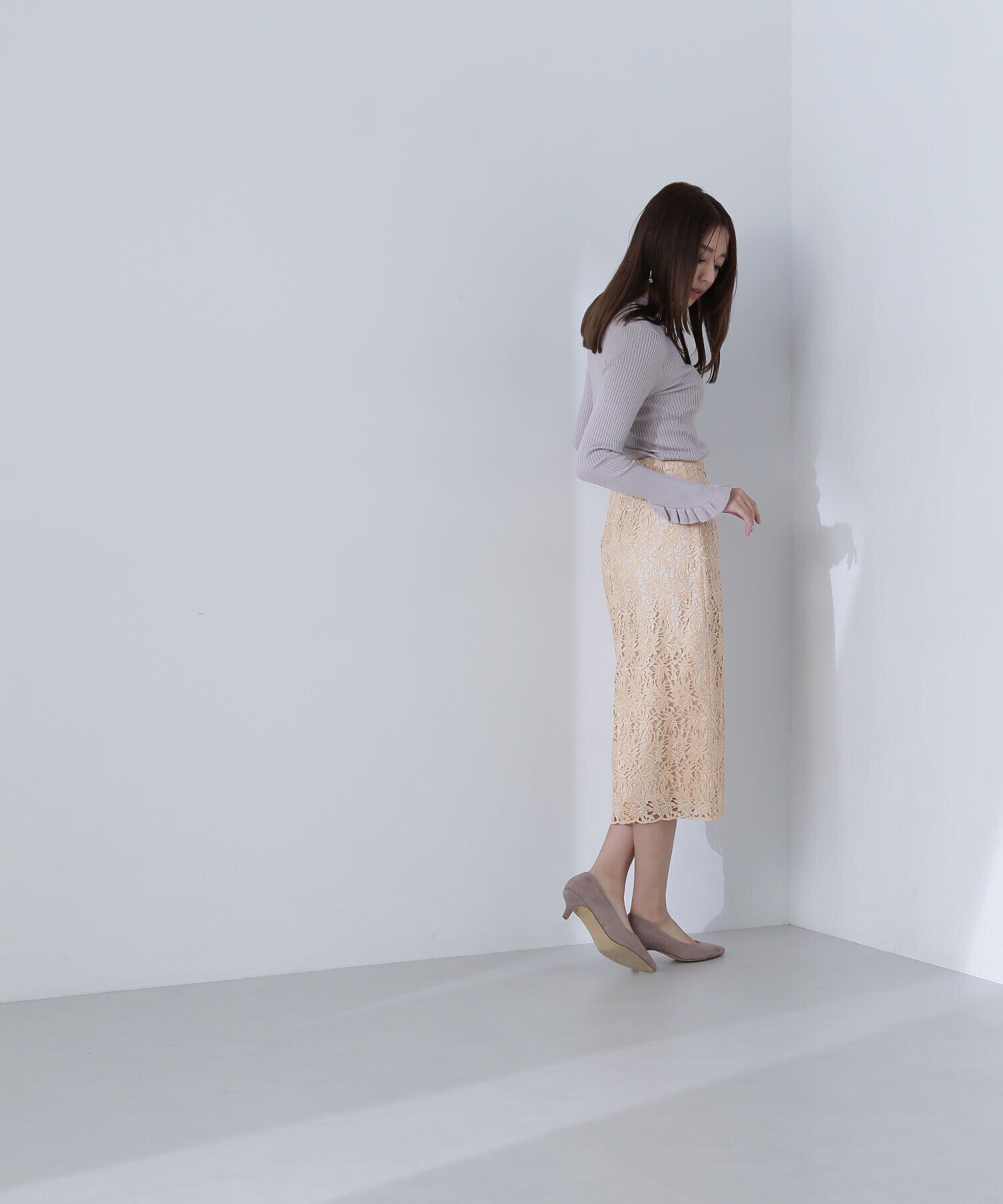  「ケミカルレースタイトスカート」|スカート|