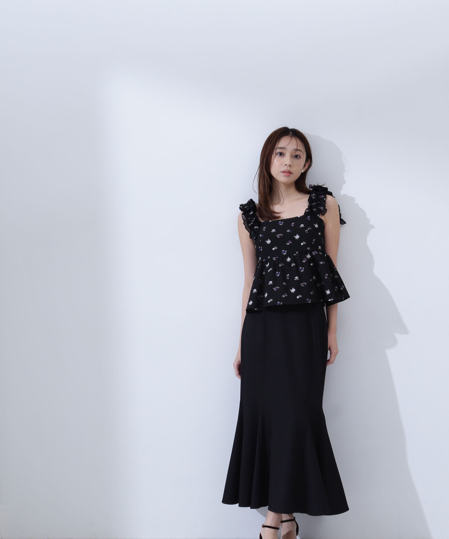  「ヘム切替マーメイドスカート」|スカート|