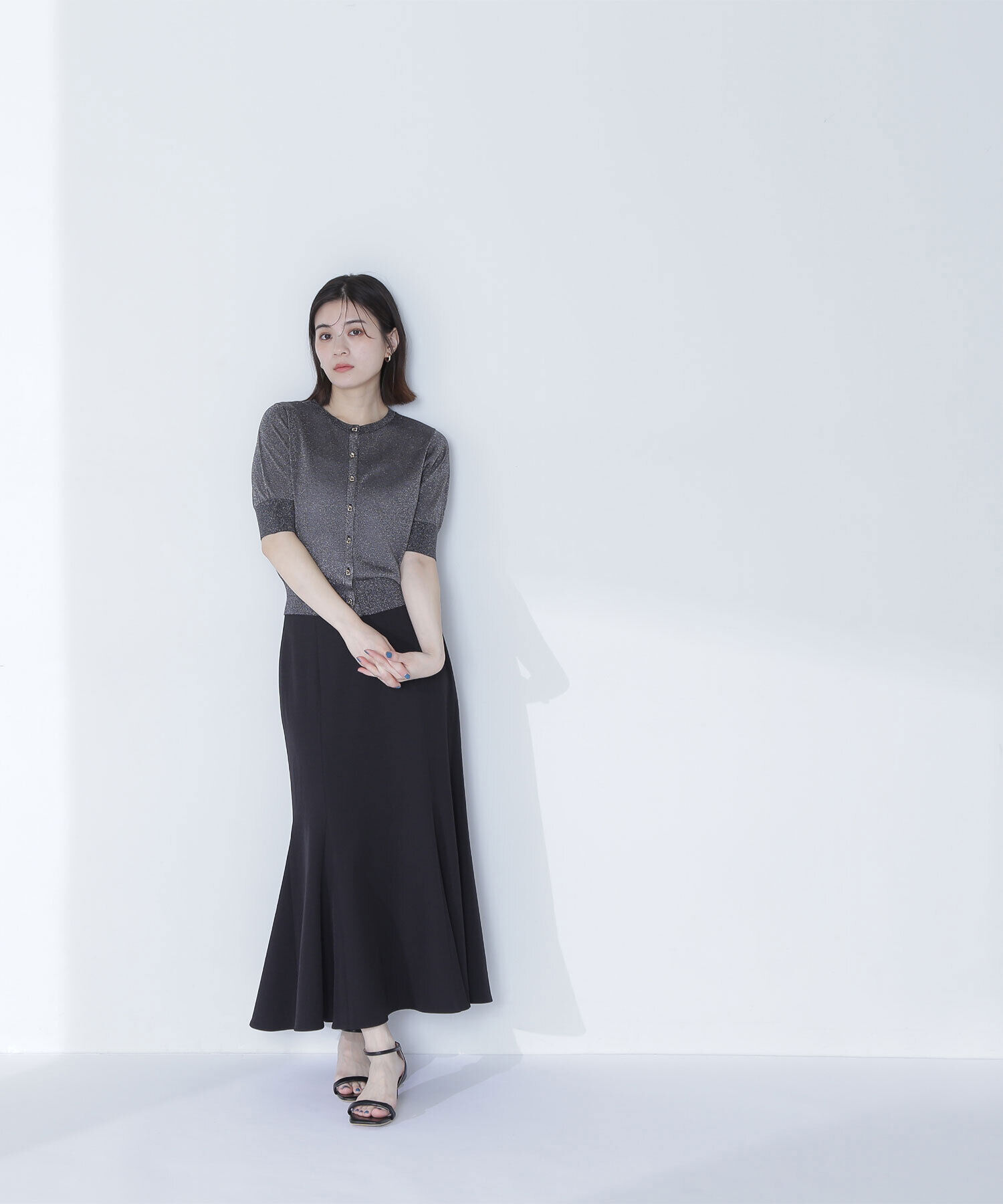  「ヘム切替マーメイドスカート」|スカート|