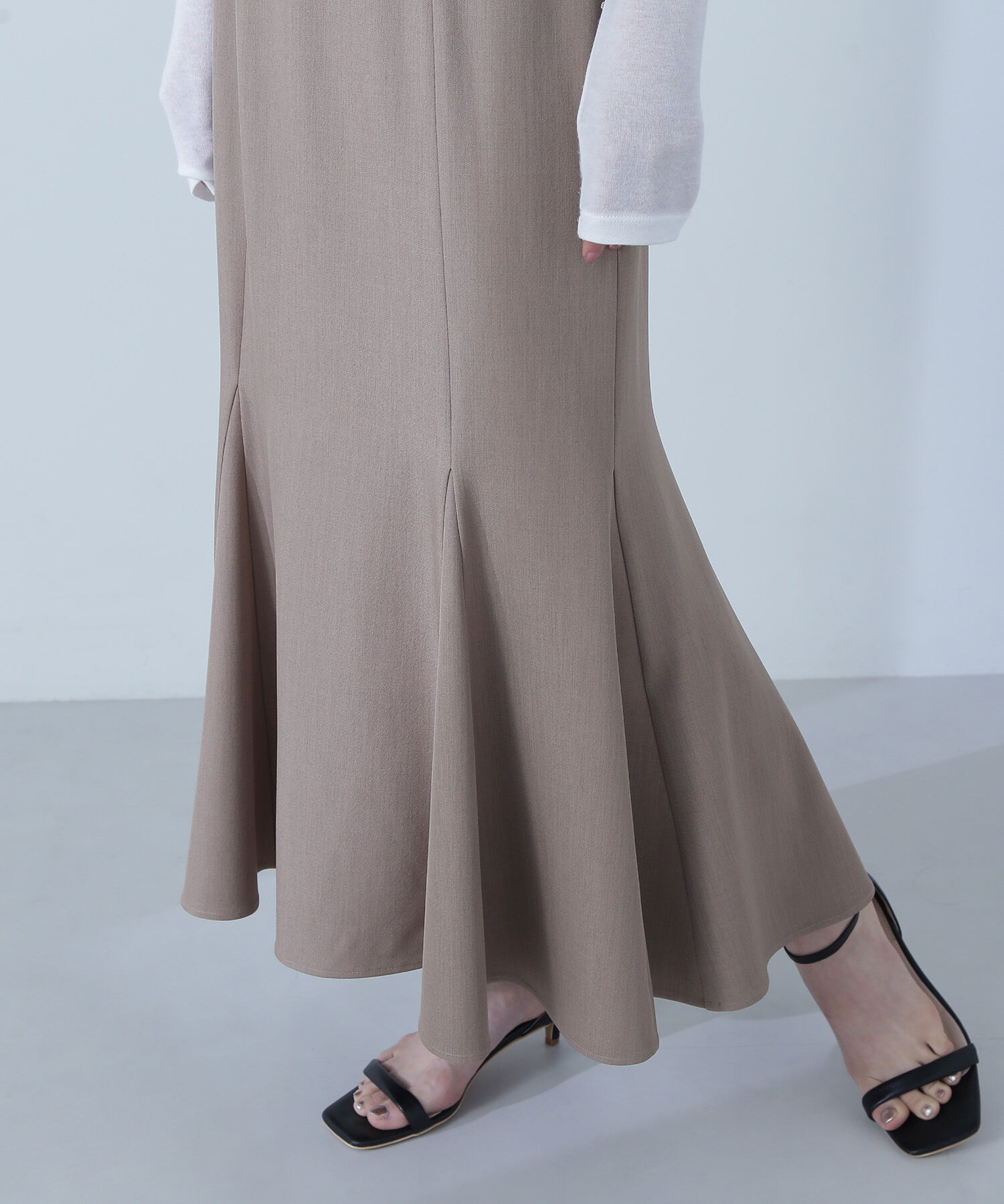  「ヘム切替マーメイドスカート」|スカート|