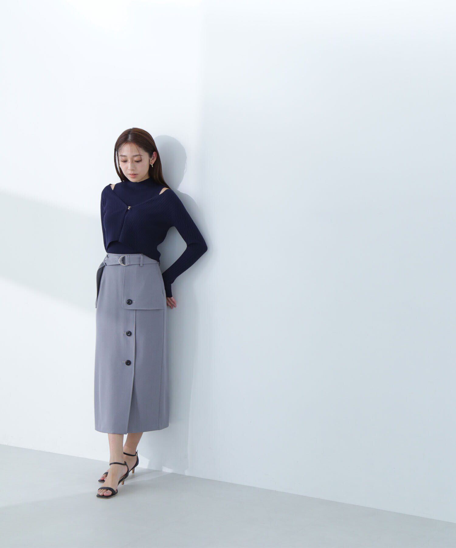  「コンパクトリブアンサンブル」|ニット・セーター|