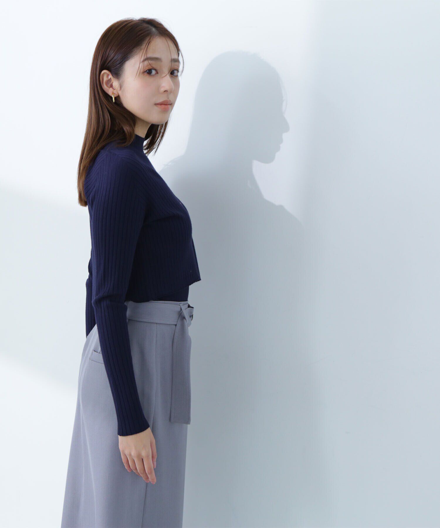  「コンパクトリブアンサンブル」|ニット・セーター|