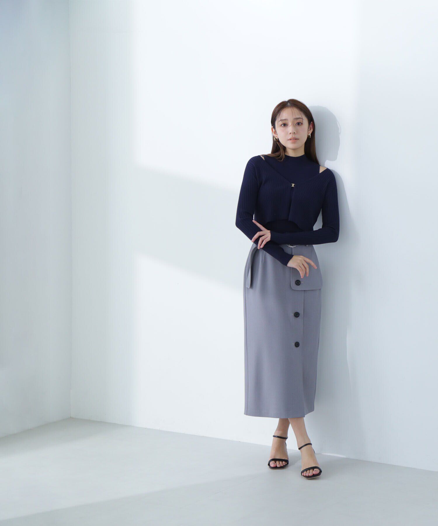  「コンパクトリブアンサンブル」|ニット・セーター|