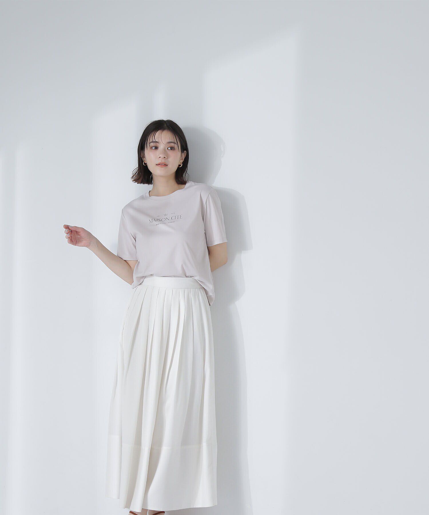  「タックプリーツフレアスカート」|スカート|