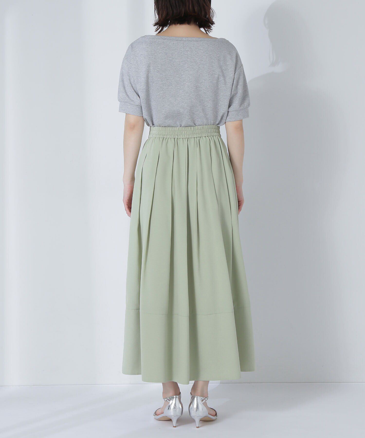  「タックプリーツフレアスカート」|スカート|