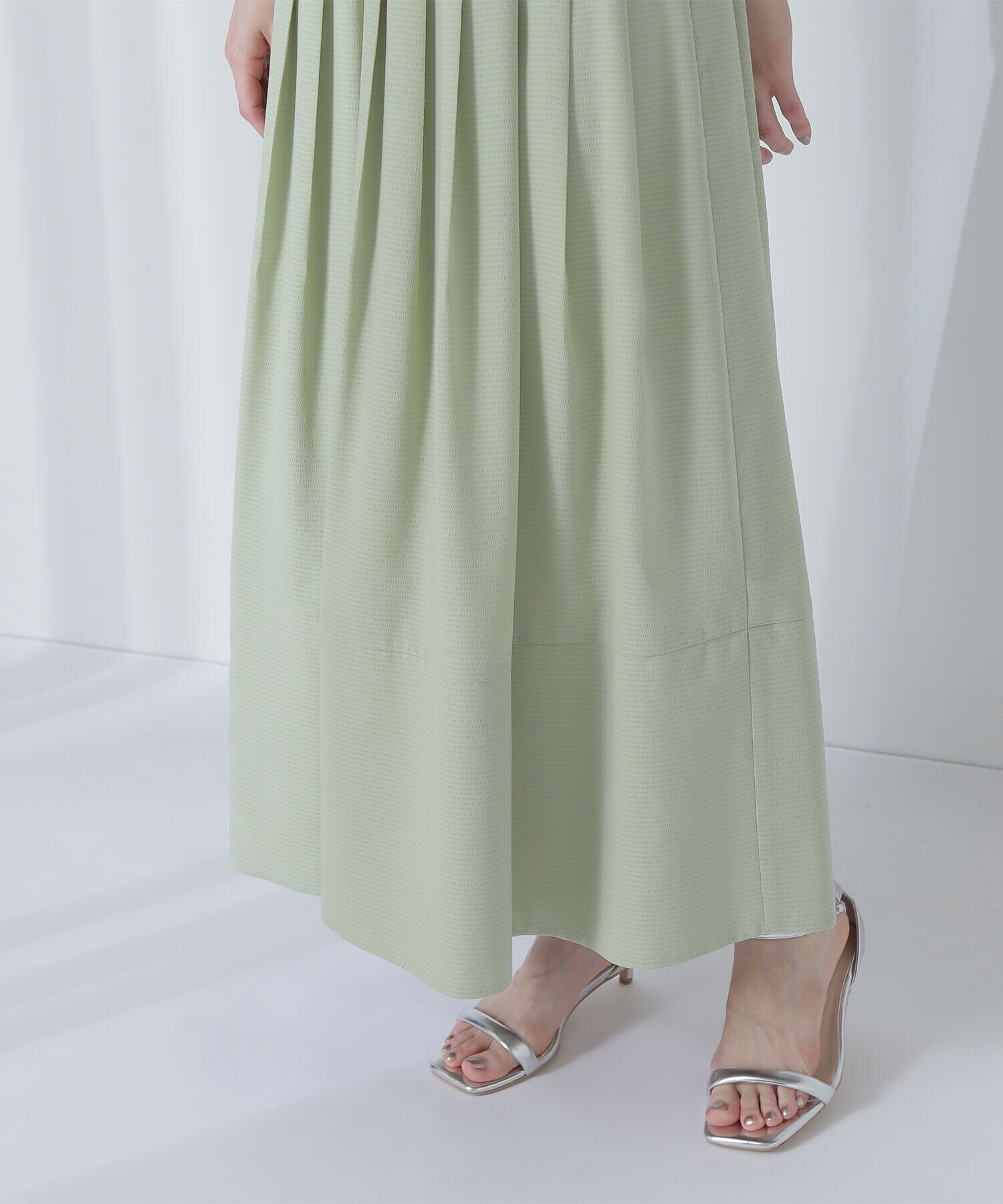  「タックプリーツフレアスカート」|スカート|