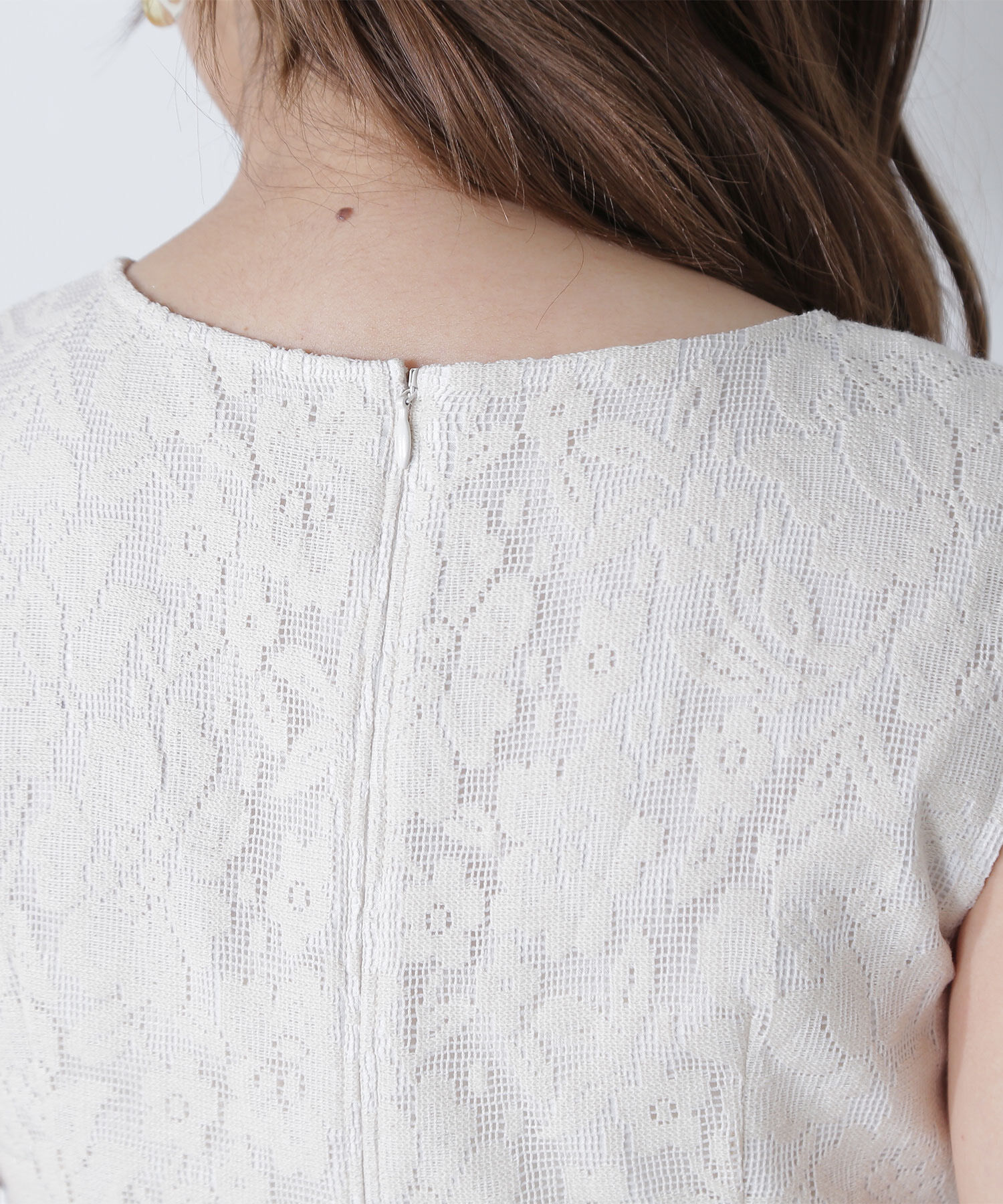  「ペプラムレースセットアップ」|ワンピース|