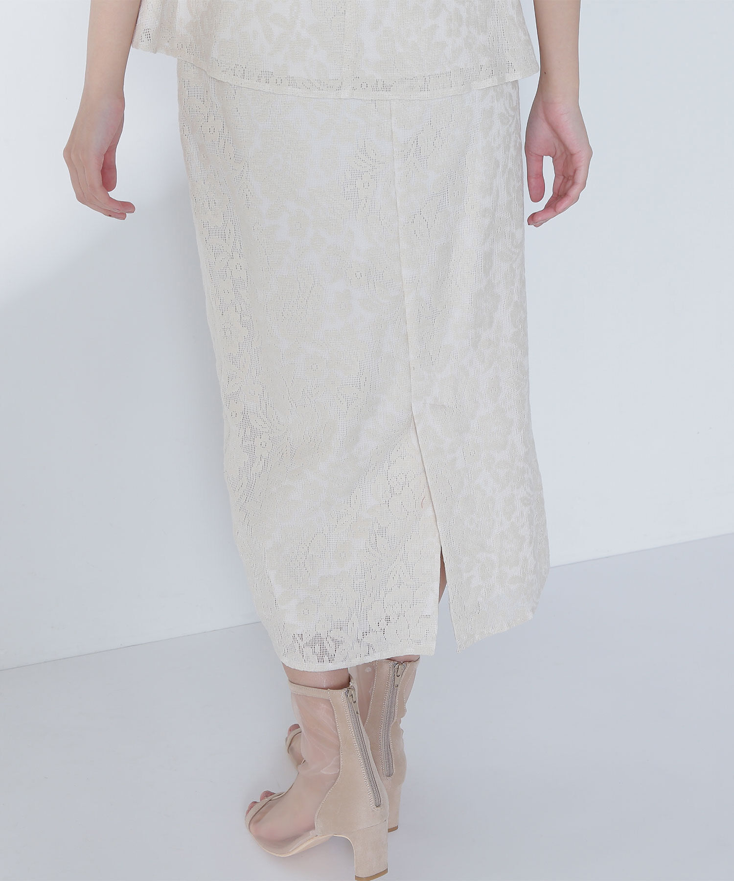  「ペプラムレースセットアップ」|ワンピース|