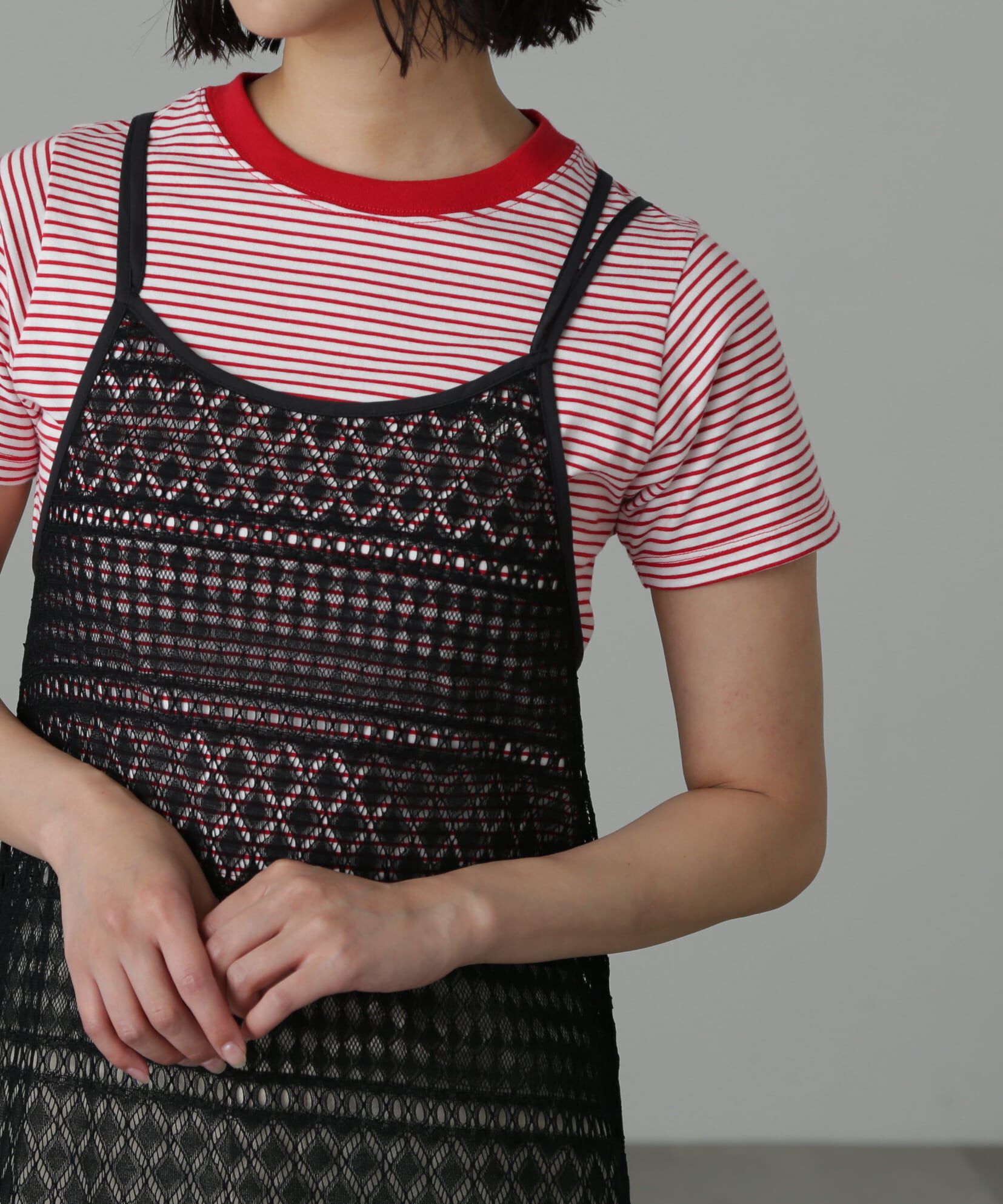  「レースキャミワンピース」|ワンピース|