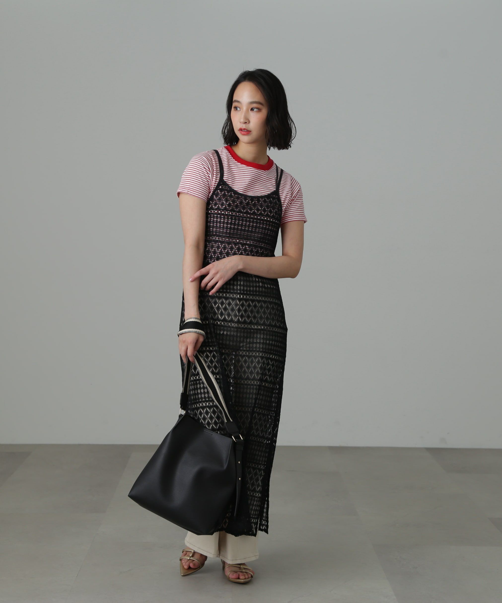  「レースキャミワンピース」|ワンピース|