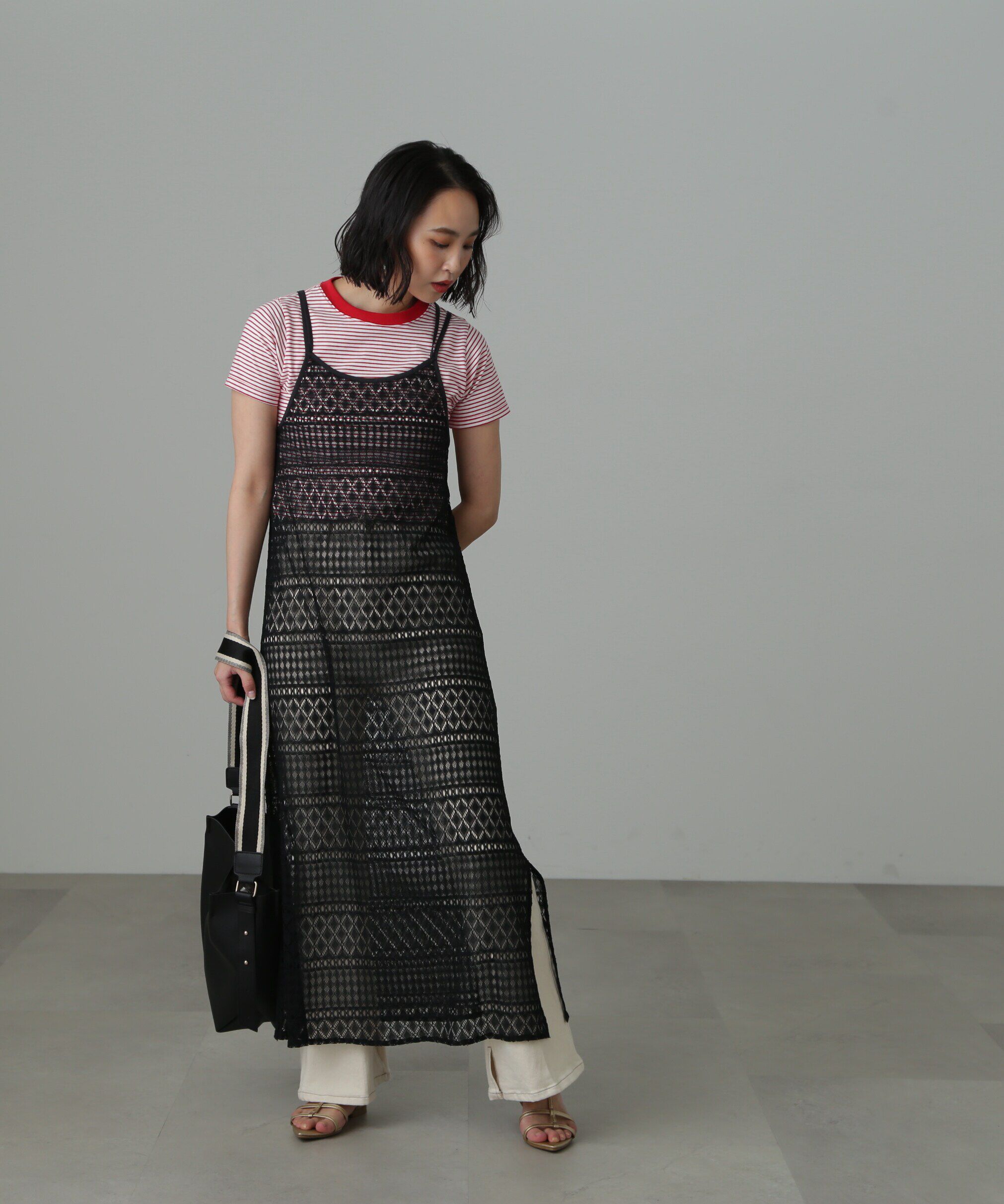  「レースキャミワンピース」|ワンピース|