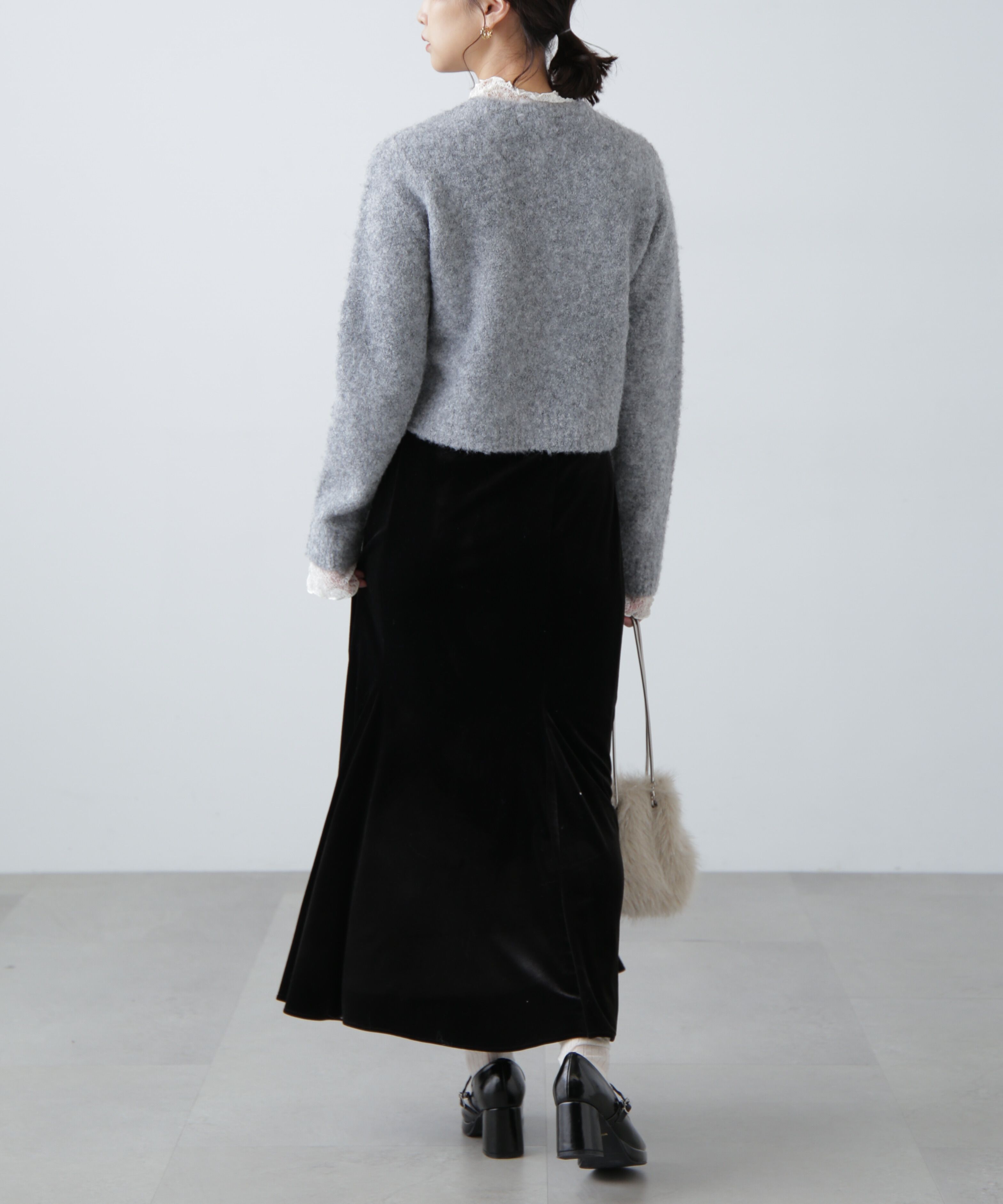  「コンパクトシャギーニットカーディガン」|ニット・セーター|