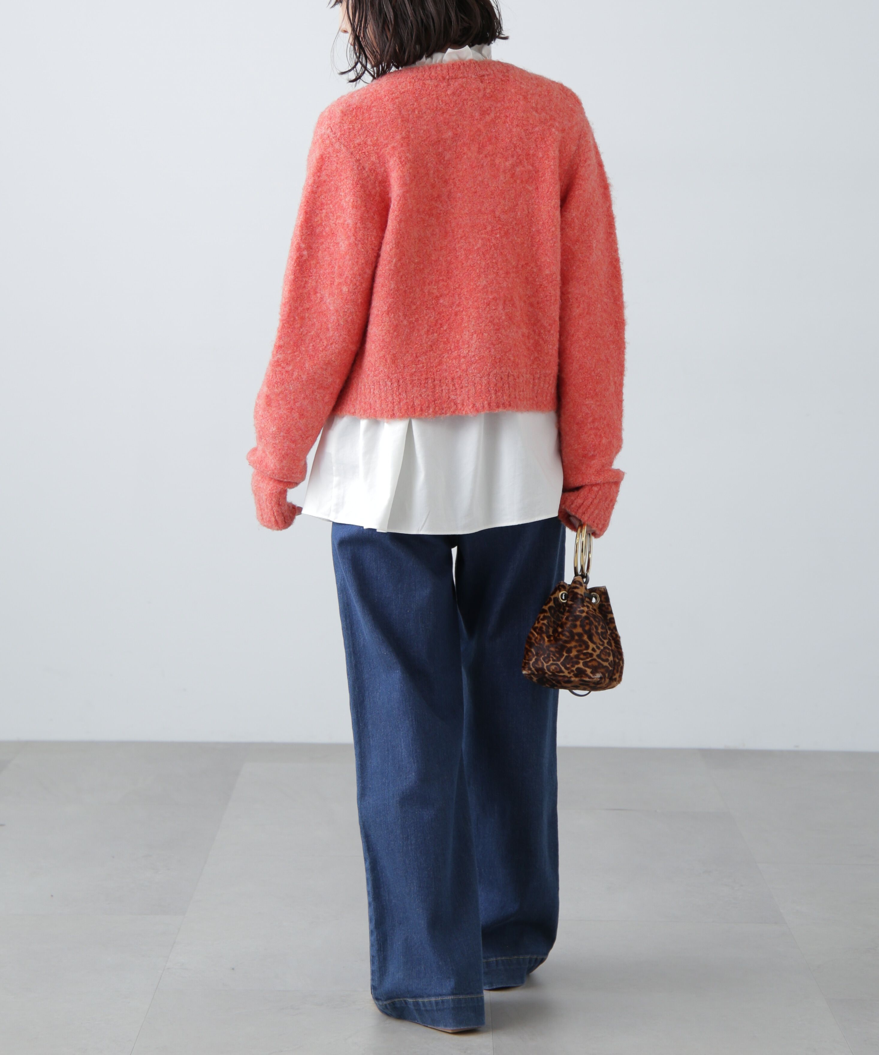  「コンパクトシャギーニットカーディガン」|ニット・セーター|