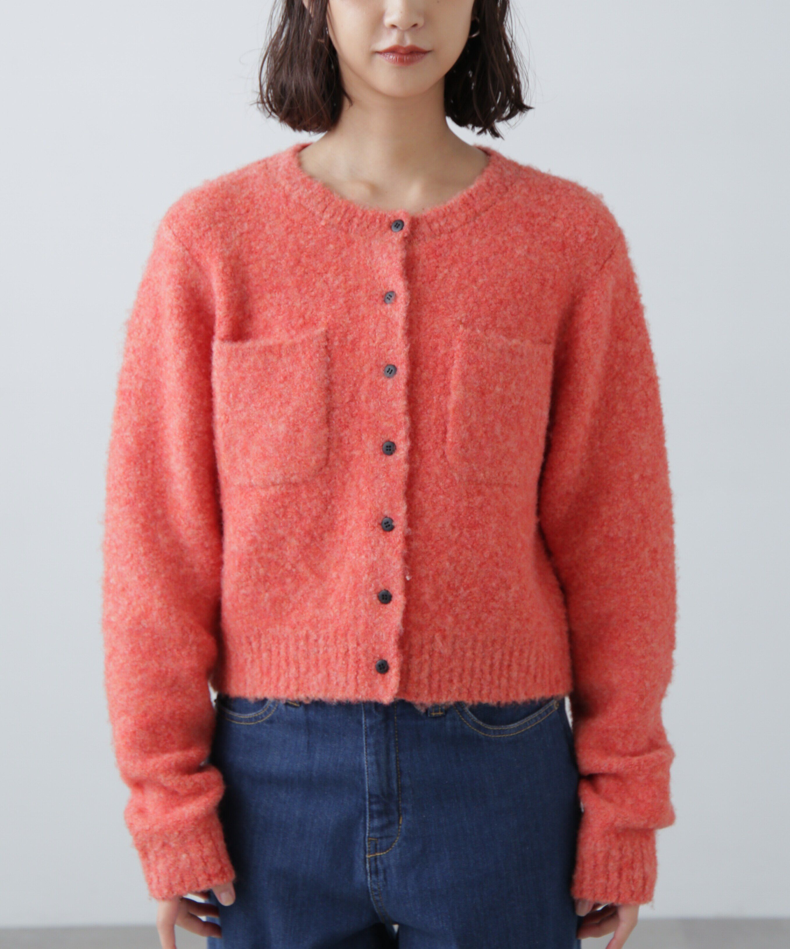  「コンパクトシャギーニットカーディガン」|ニット・セーター|