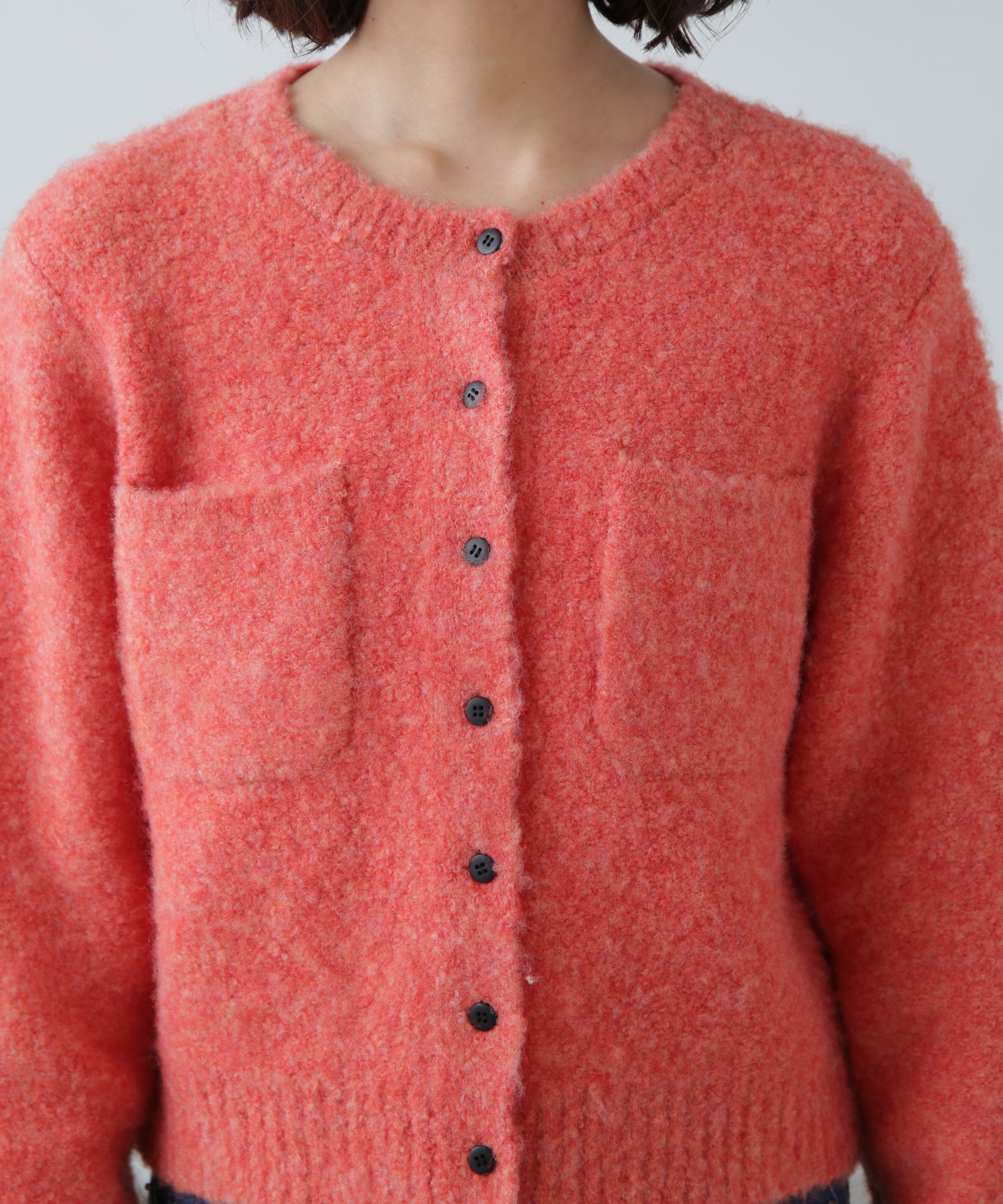  「コンパクトシャギーニットカーディガン」|ニット・セーター|