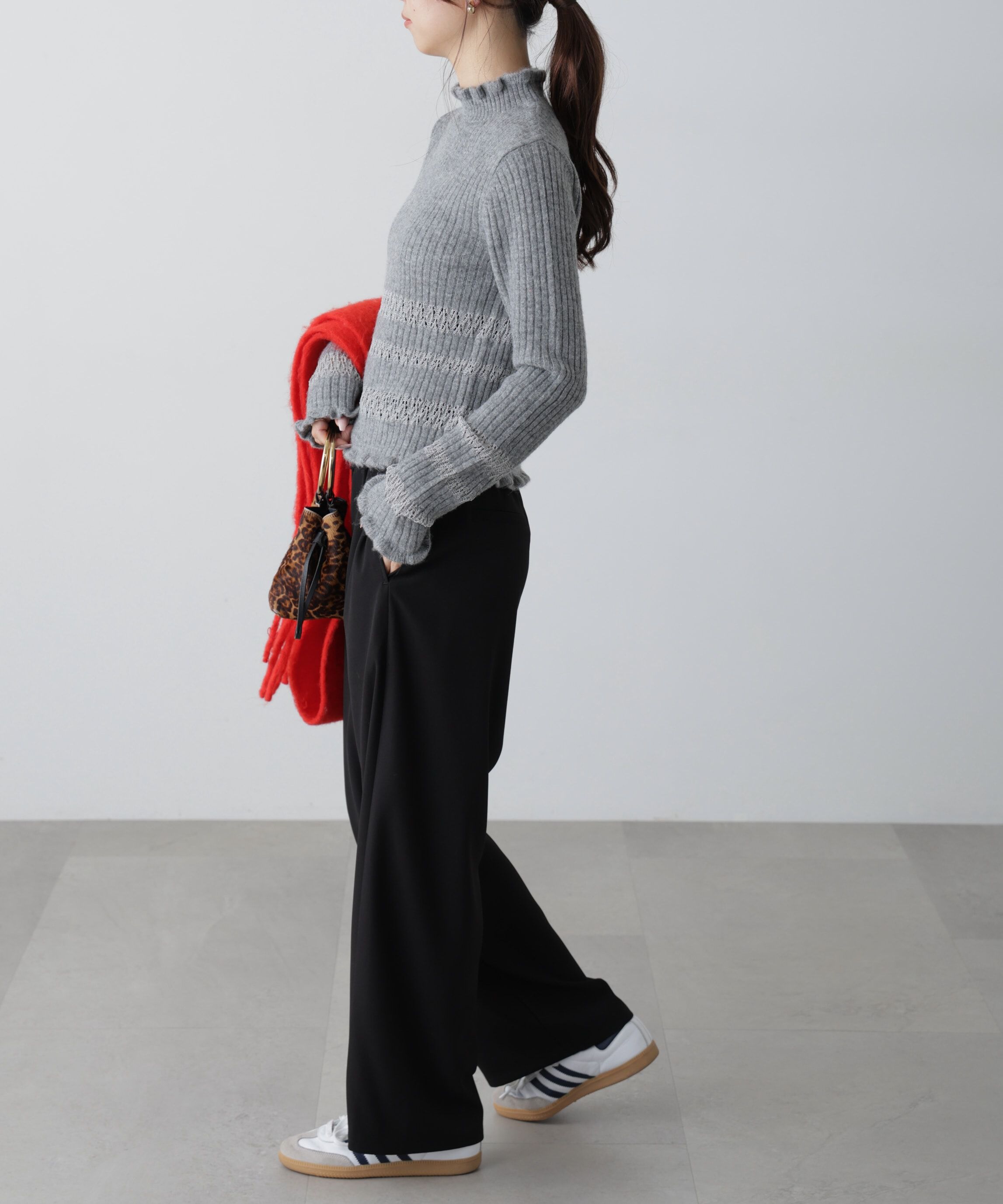  「ウエストフリルイージーパンツ」|その他|