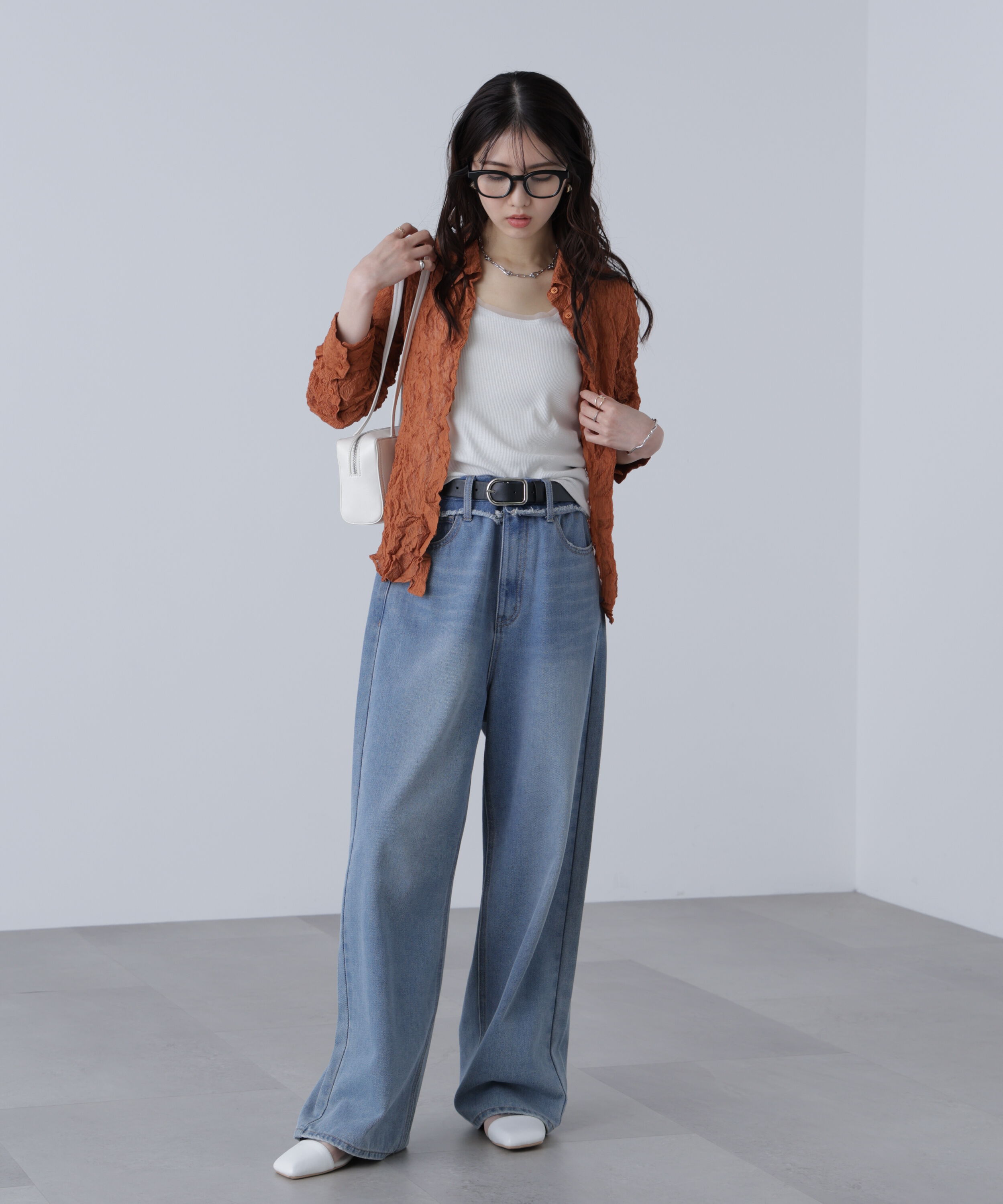  「シアースリムシャツ」|シャツ・ブラウス|