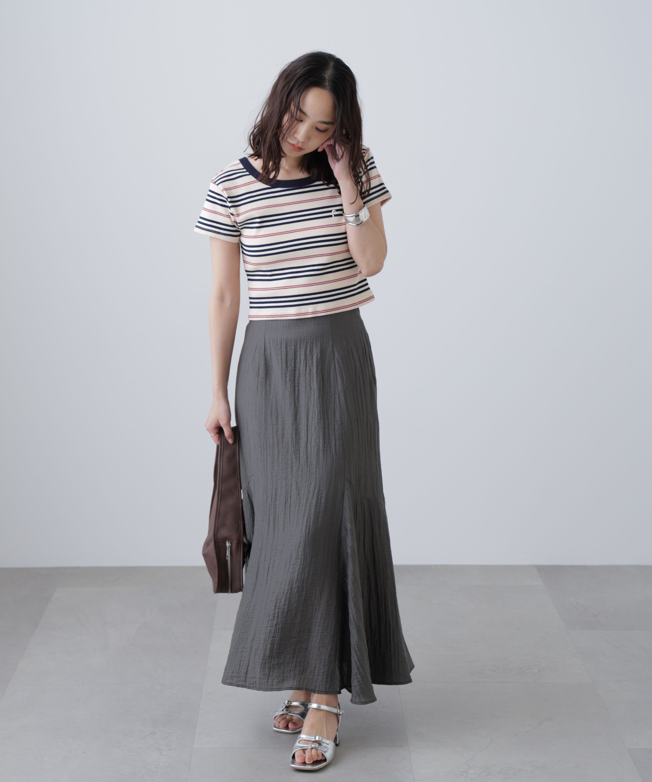  「アソートサイドフレアマーメイドスカート」|スカート|