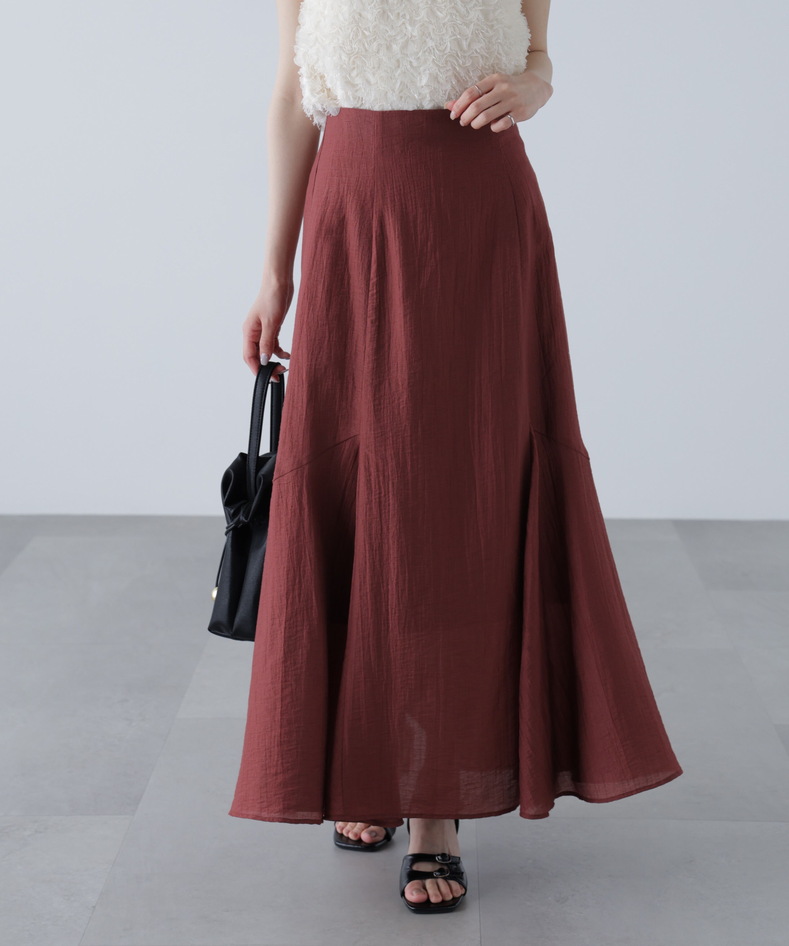  「アソートサイドフレアマーメイドスカート」|スカート|