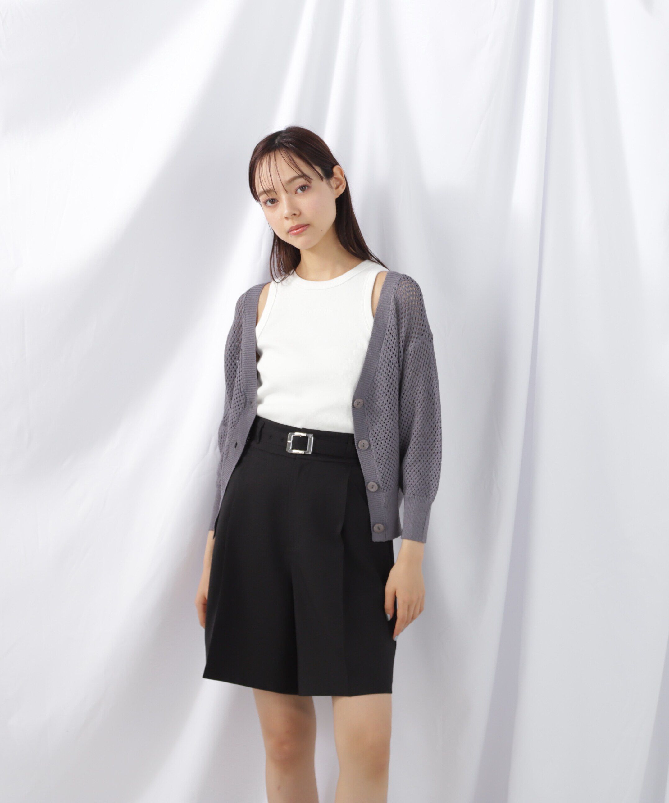  「メッシュユルカーディガン」|ニット・セーター|