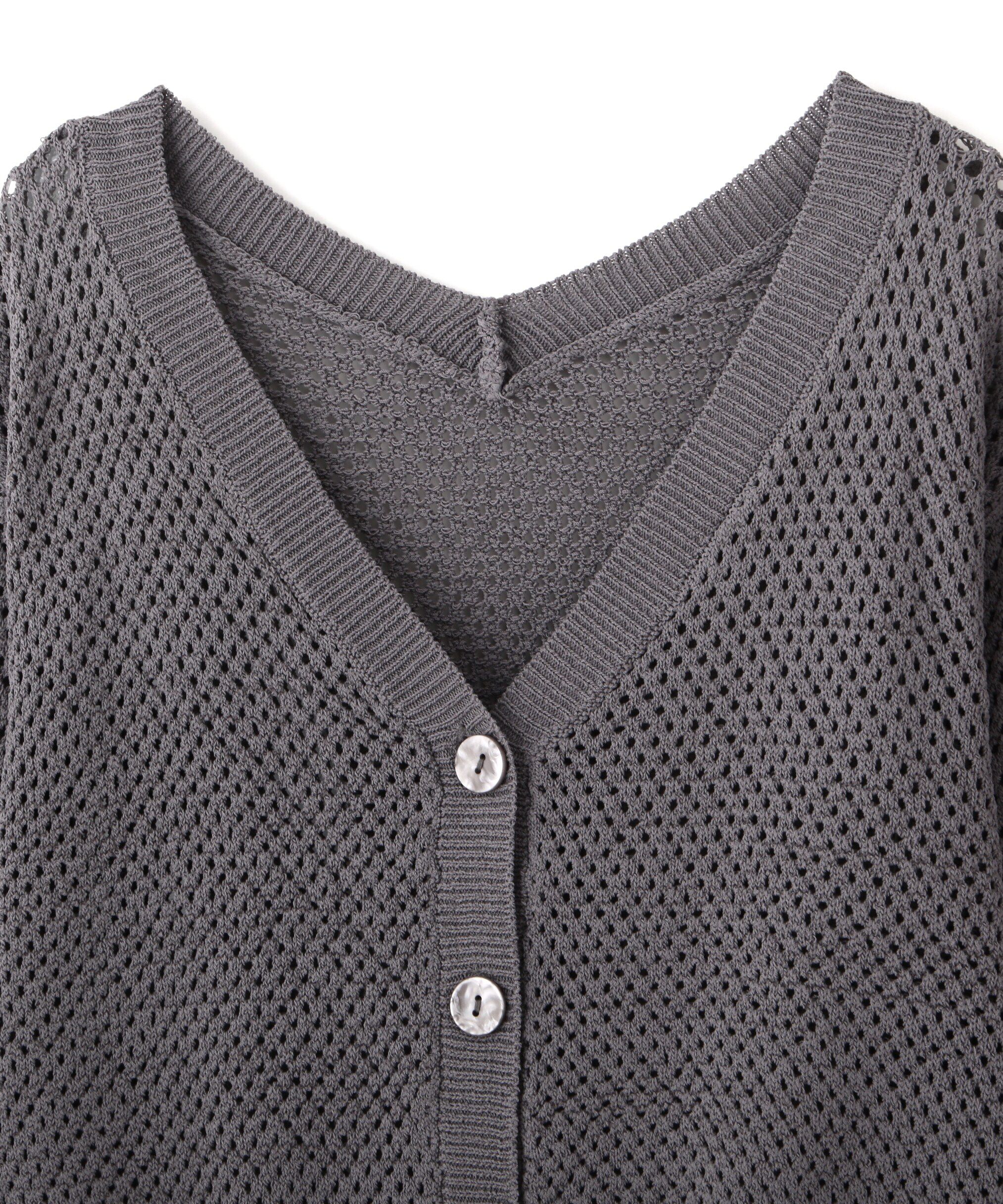  「メッシュユルカーディガン」|ニット・セーター|