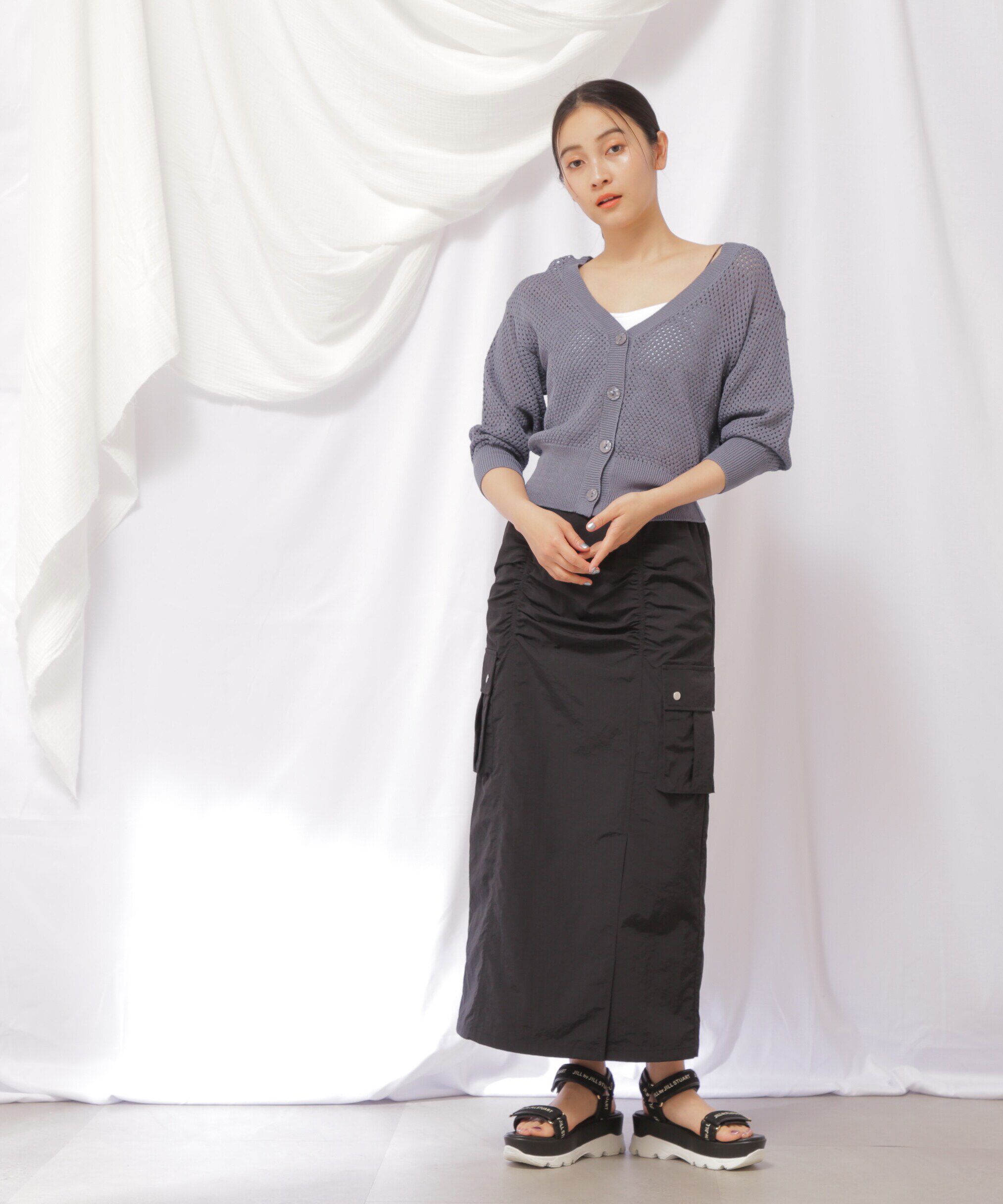  「メッシュユルカーディガン」|ニット・セーター|