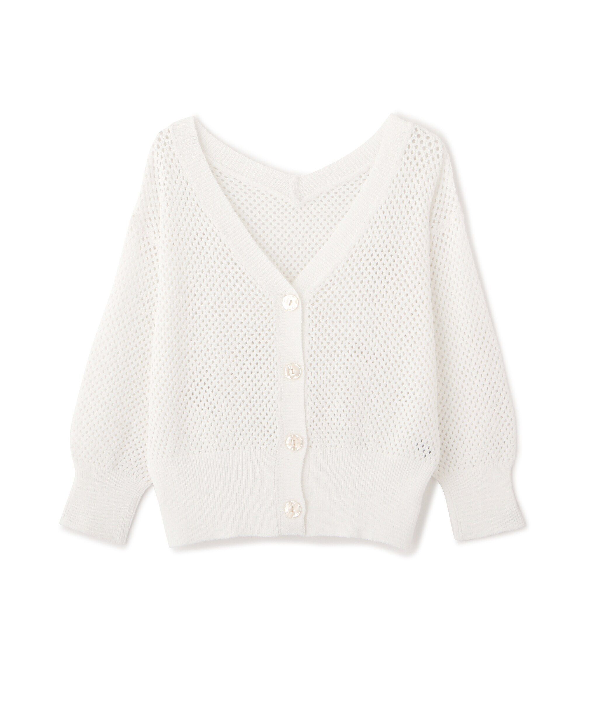  「メッシュユルカーディガン」|ニット・セーター|