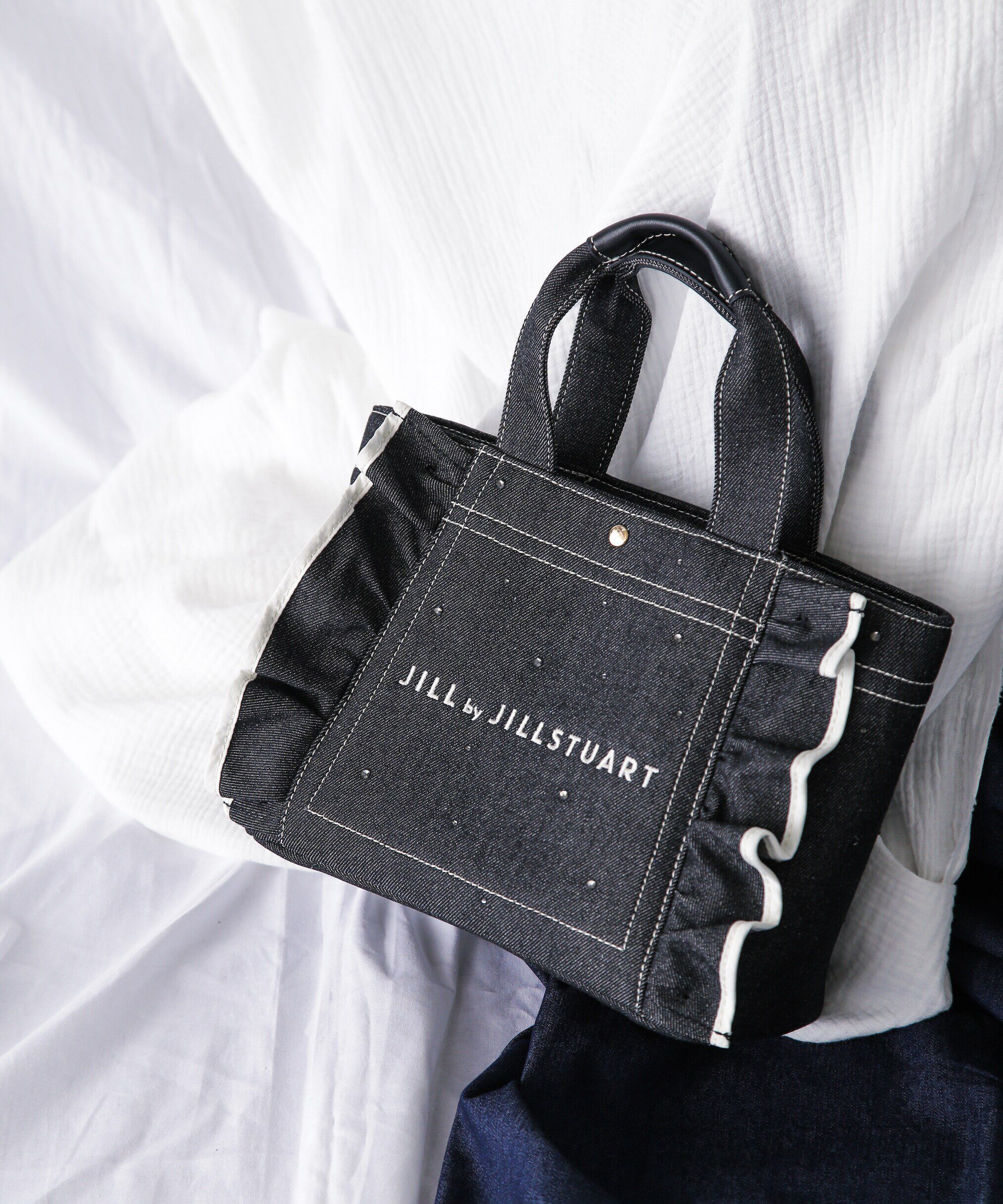  「WEB限定：ビジューフリルトート　」|その他|