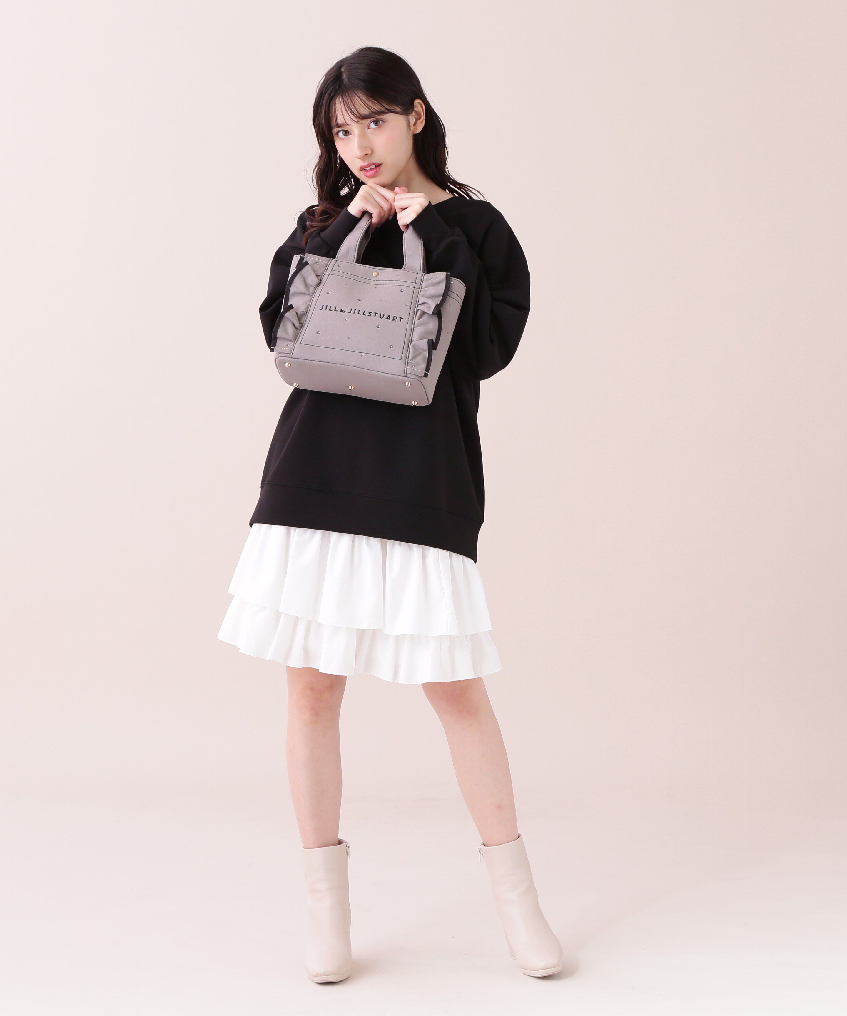  「WEB限定：ビジューフリルトート　」|その他|