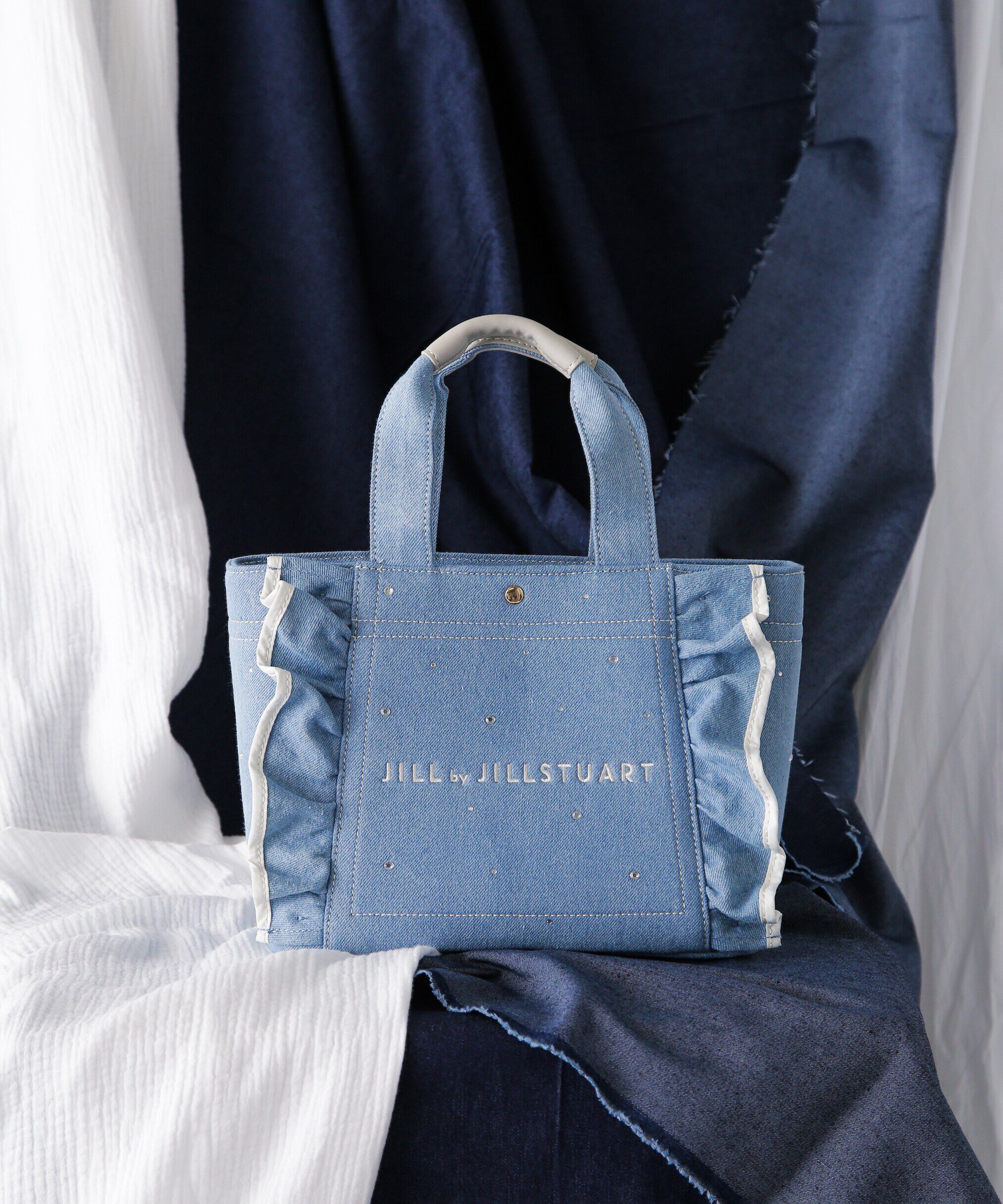  「WEB限定：ビジューフリルトート　」|その他|デニムポッピ 1