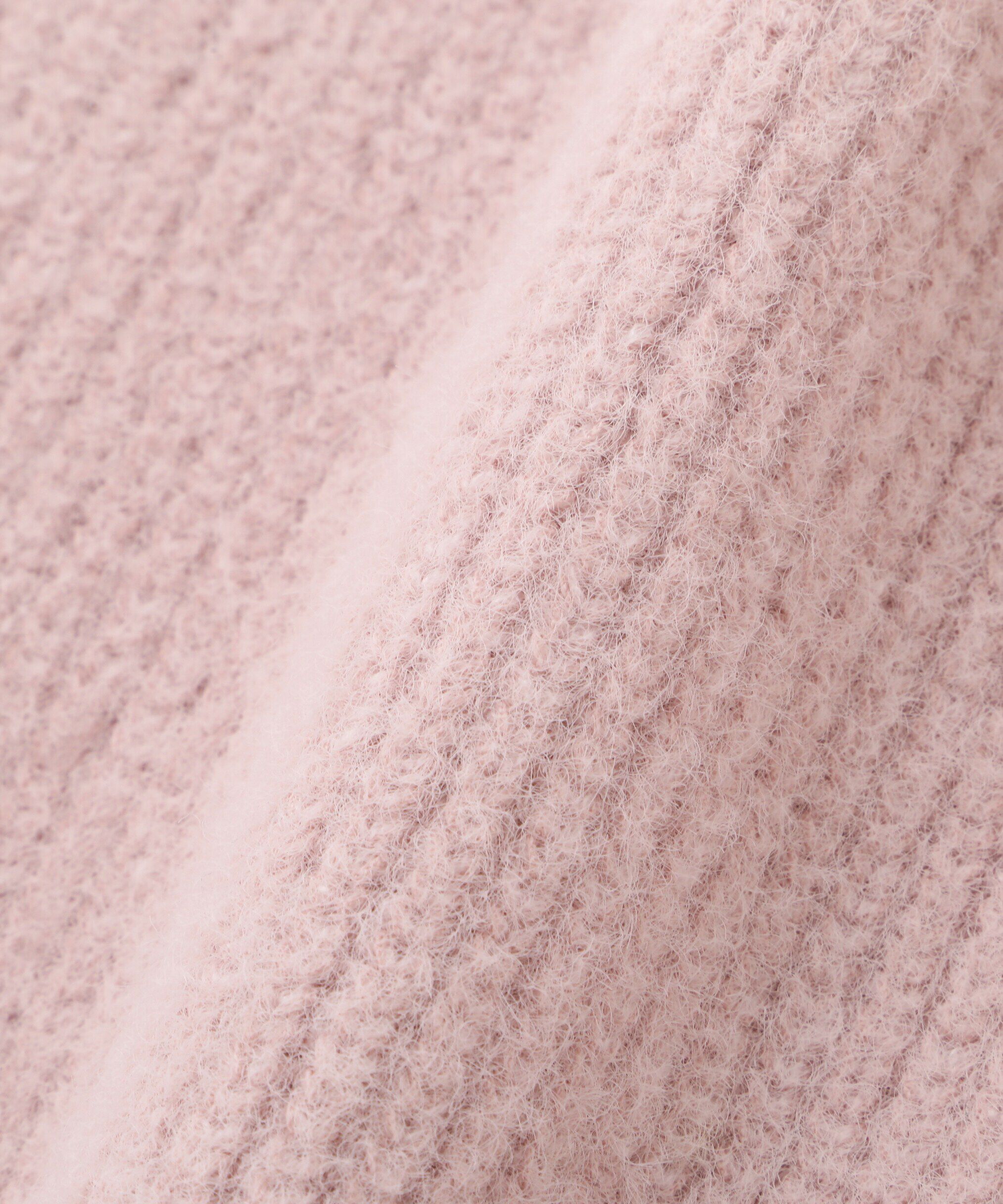  「肩開きリボンエンブロイダリーニット」|ニット・セーター|