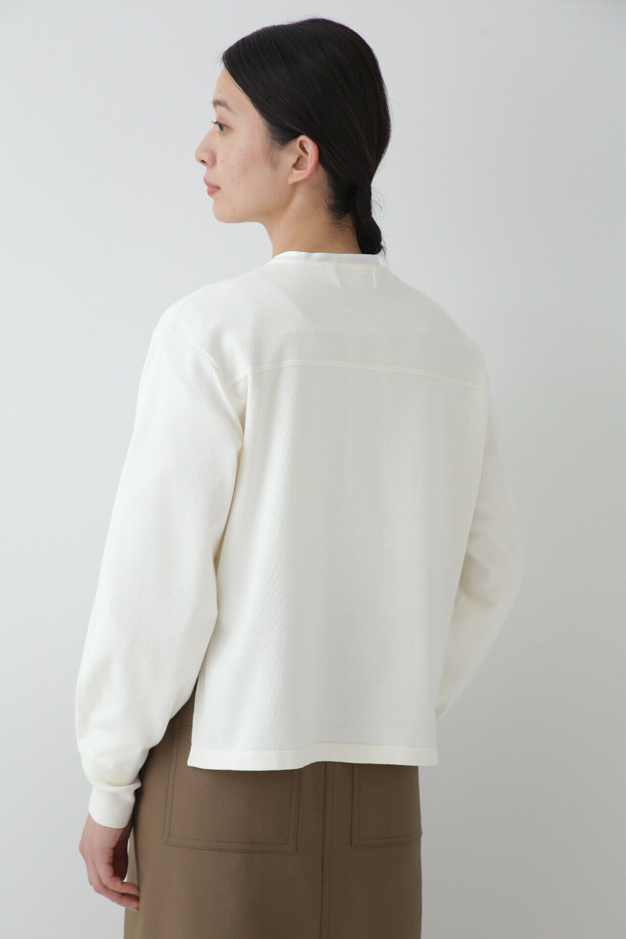  「◆コットンプレーティングカーディガン」|ニット・セーター|