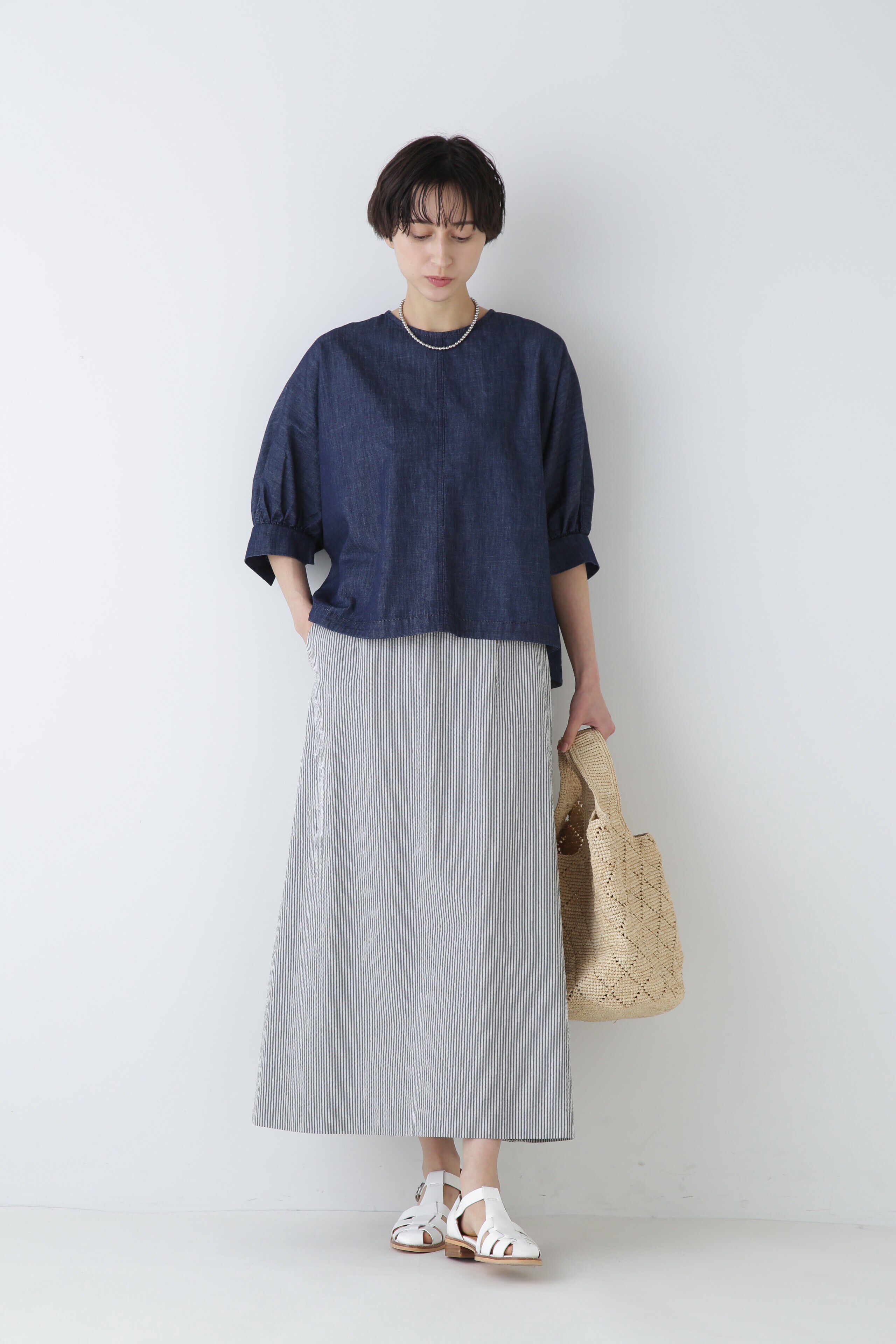  「◆サッカーストライプスカート」|スカート|