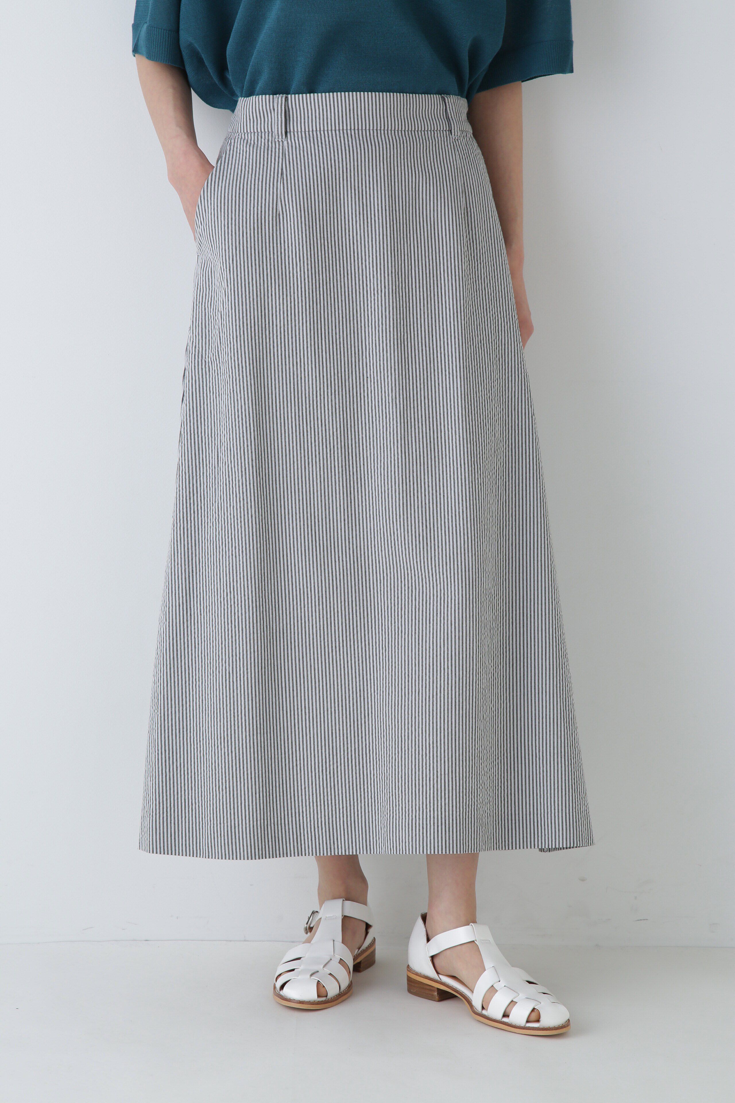  「◆サッカーストライプスカート」|スカート|