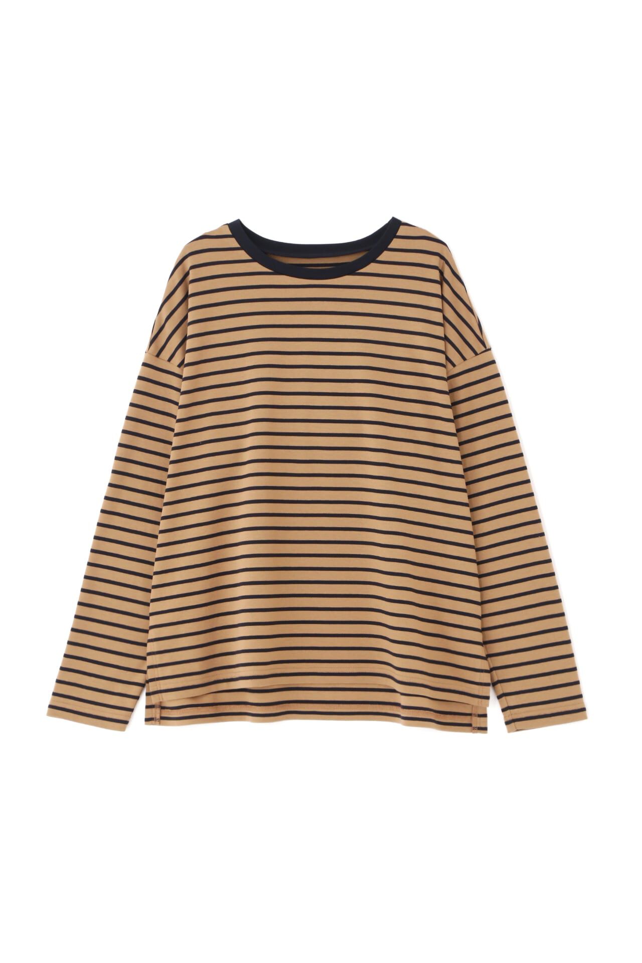  「◆ストレッチポンチボーダープルオーバー」|Tシャツ・カットソー|