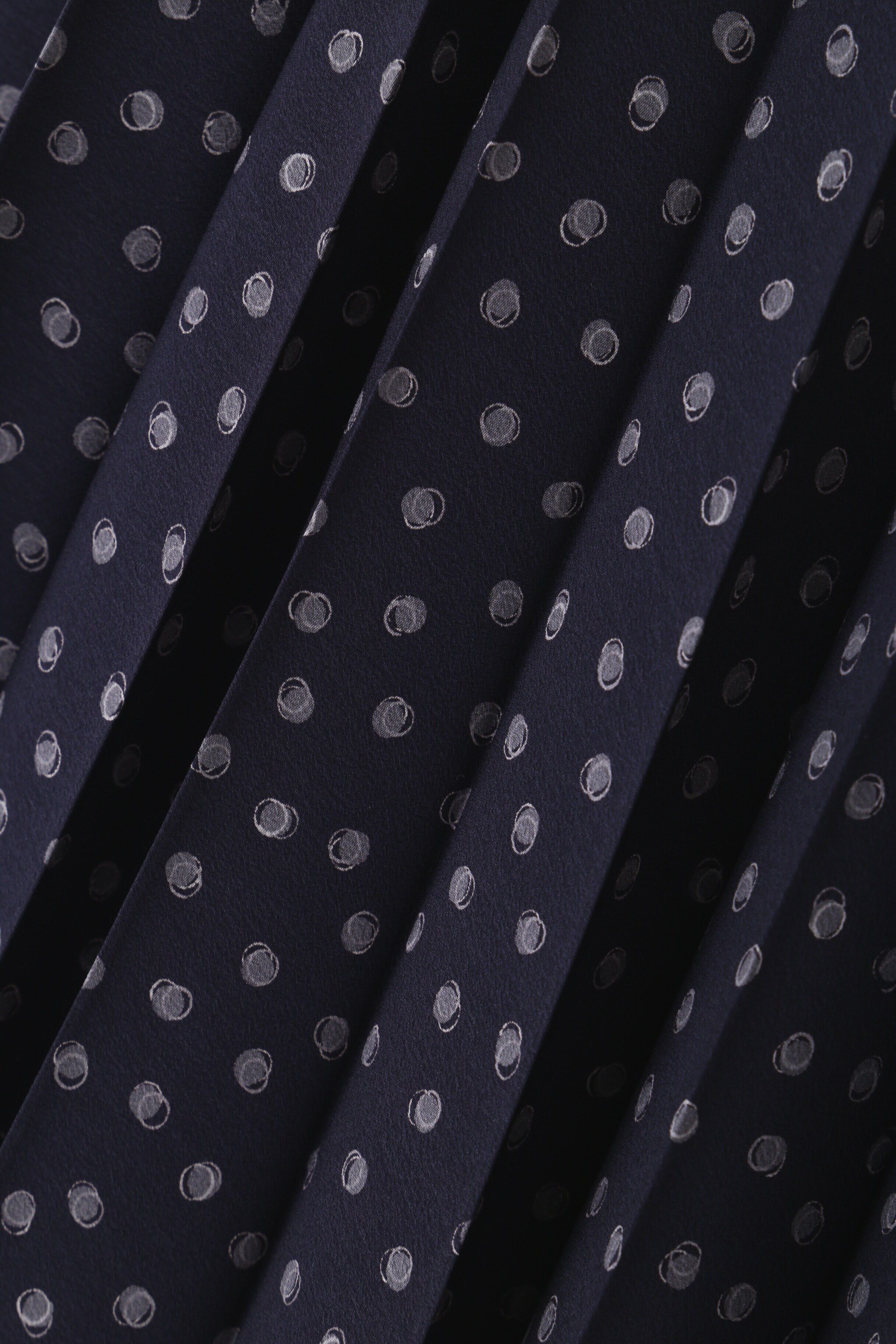  「◆デシンドットプリントアコーディオンプリーツスカート」|スカート|