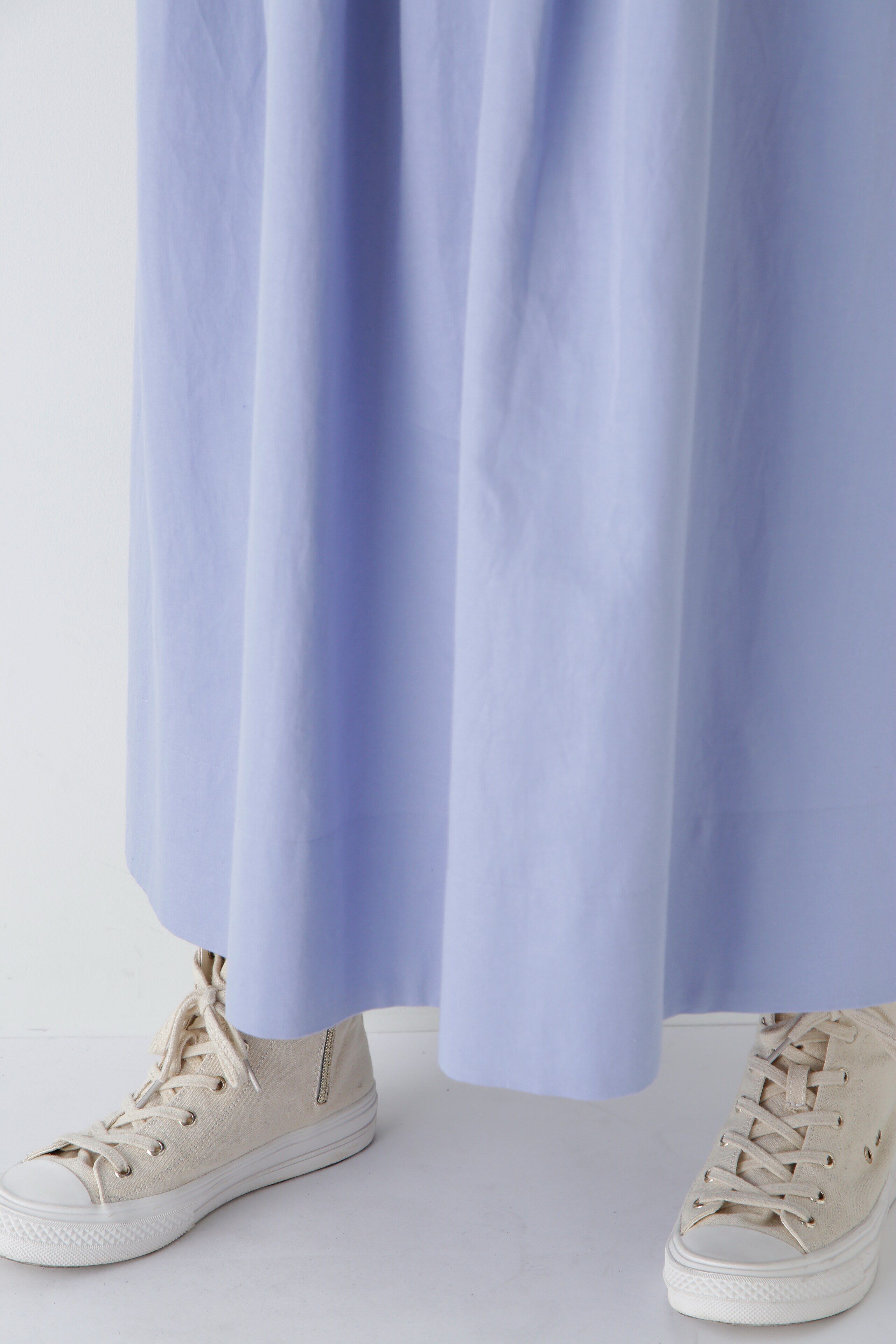  「◆コットンヘンプサテンボリュームボックスタックスカート」|スカート|