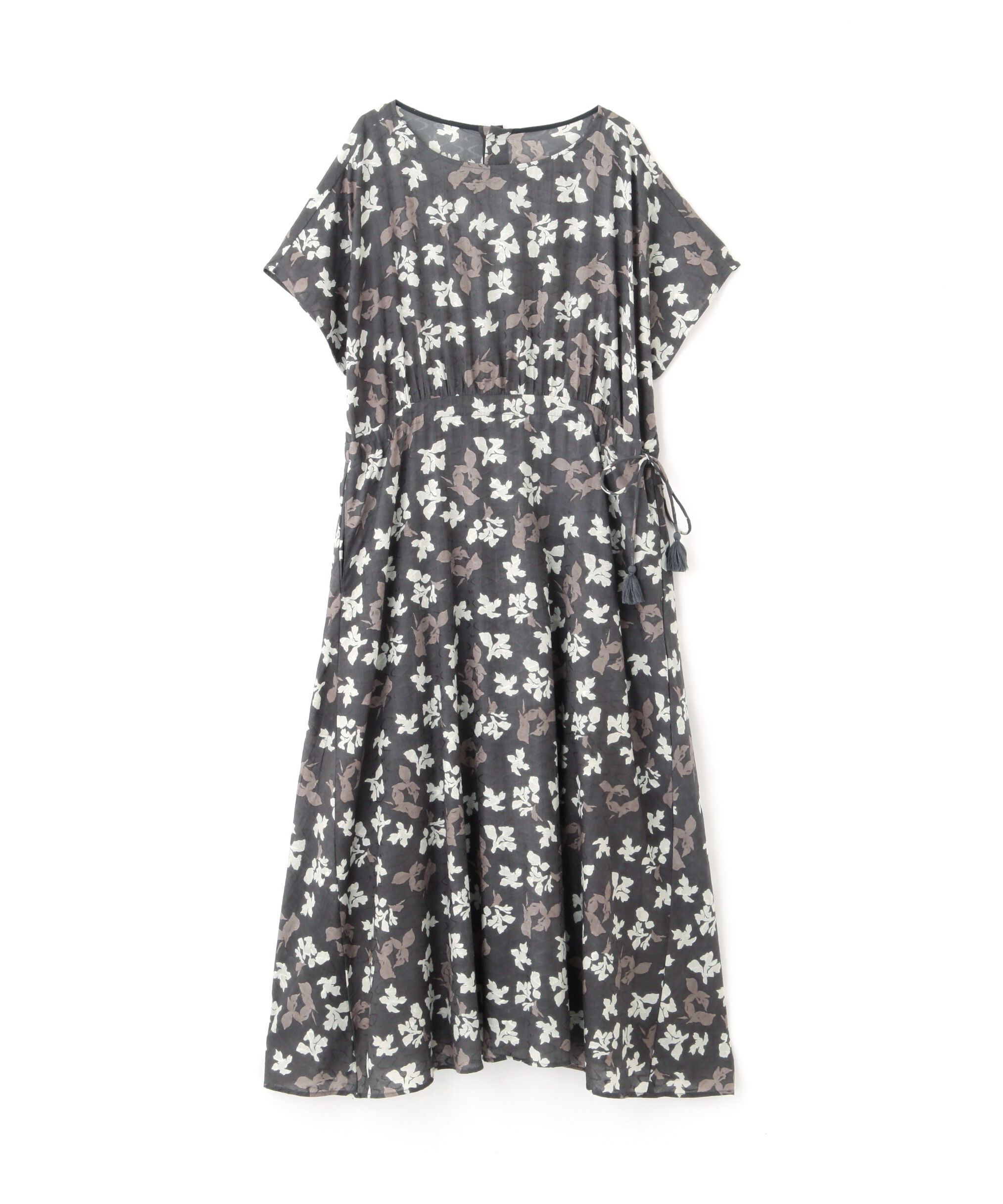  「◆インドドビーリーフプリントフレンチドルマンスリーブワンピース」|ワンピース|