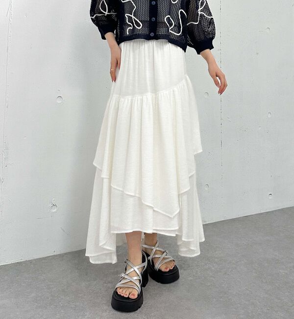 archives「段ティアードイレヘムスカート」|スカート|