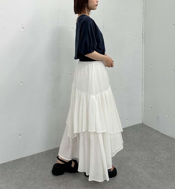 archives「段ティアードイレヘムスカート」|スカート|